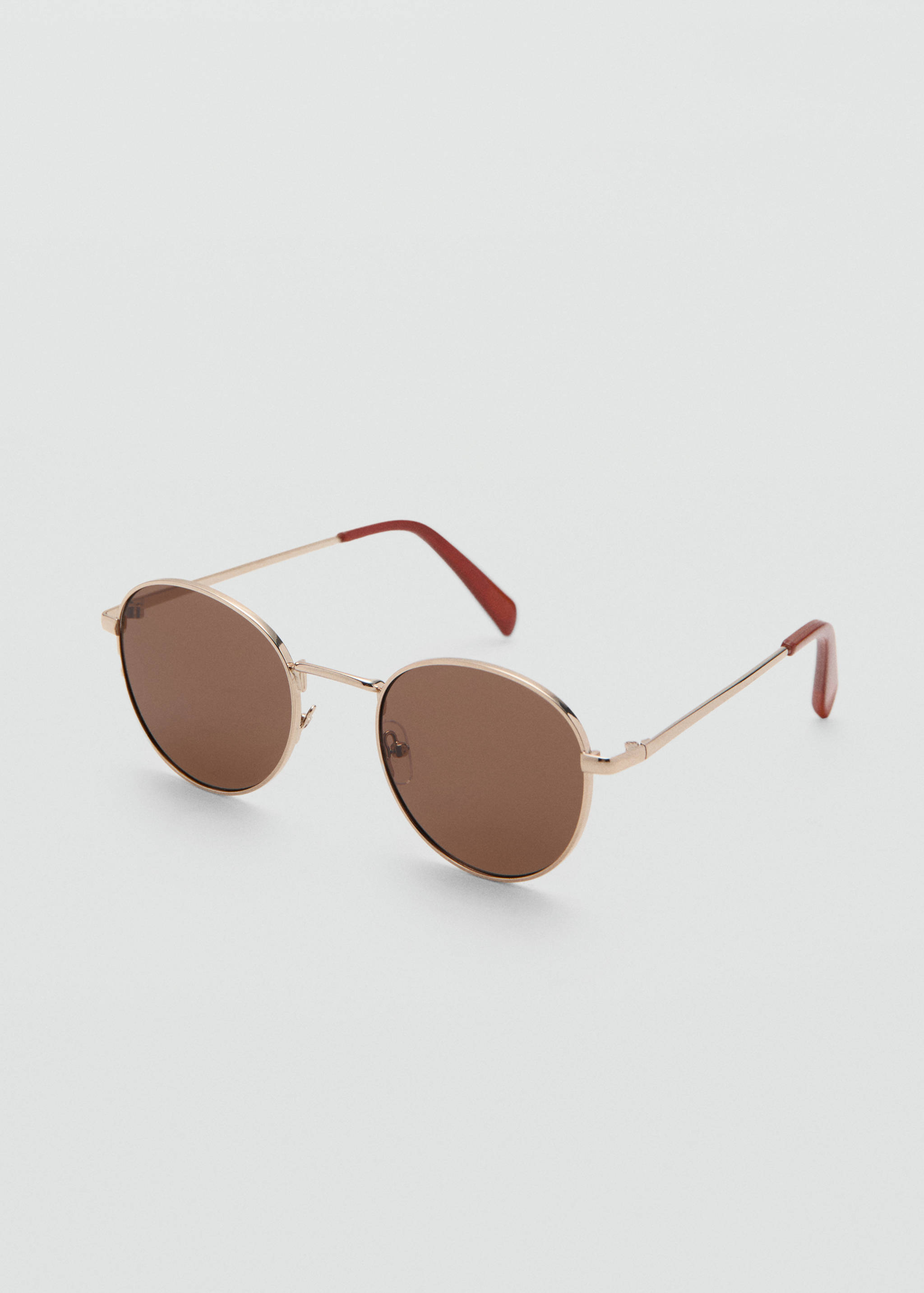 Round metal-frame sunglasses - Medium plane