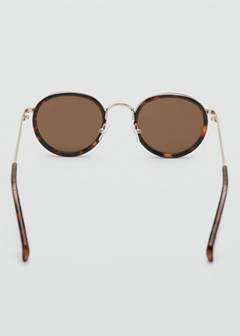 Round metal-frame sunglasses — Chocolate 3