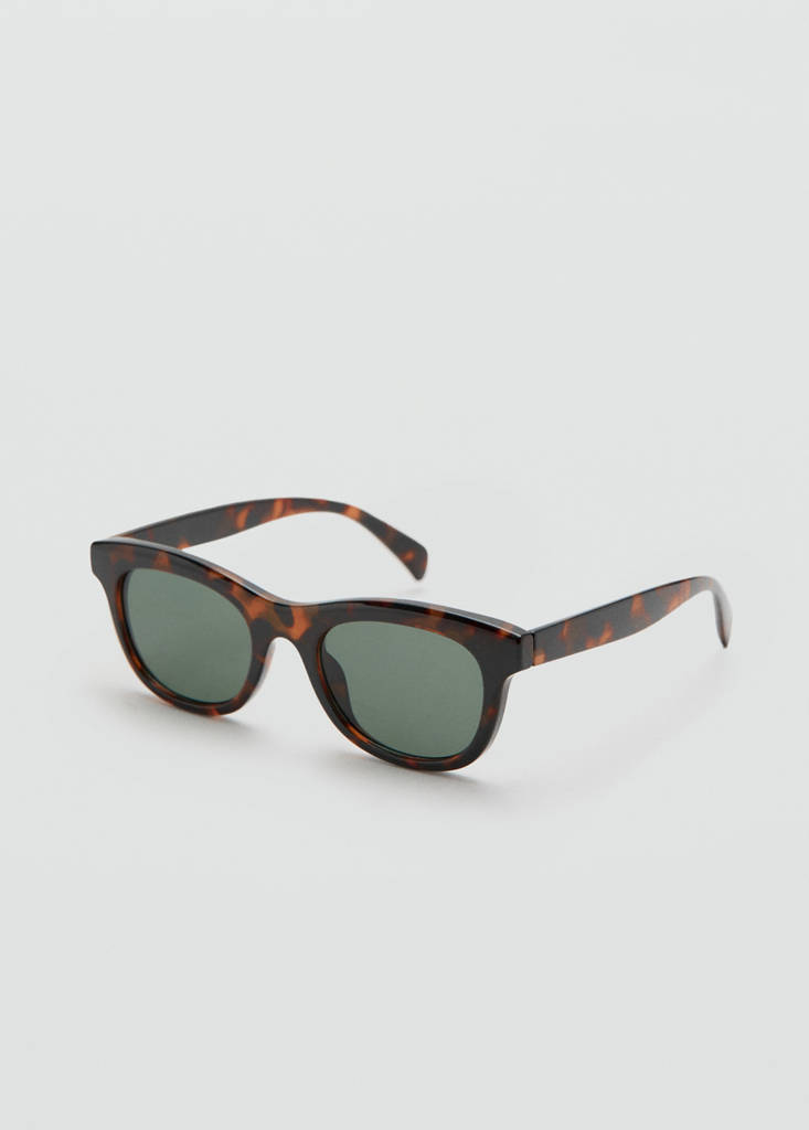 Resin frame sunglasses — Chocolate
