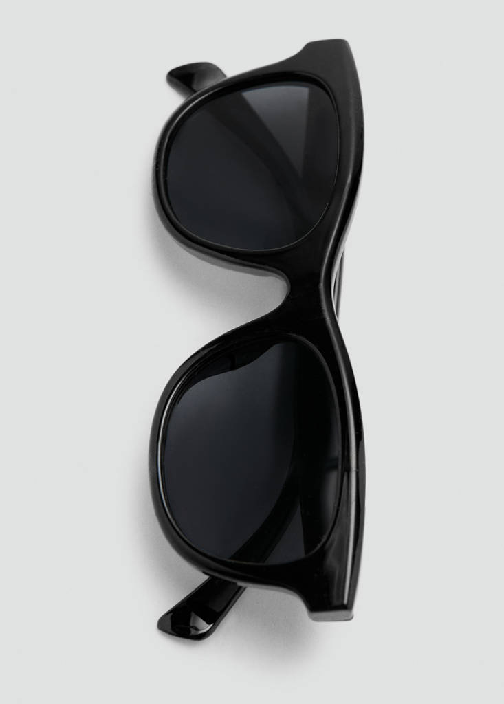 Resin frame sunglasses — Black