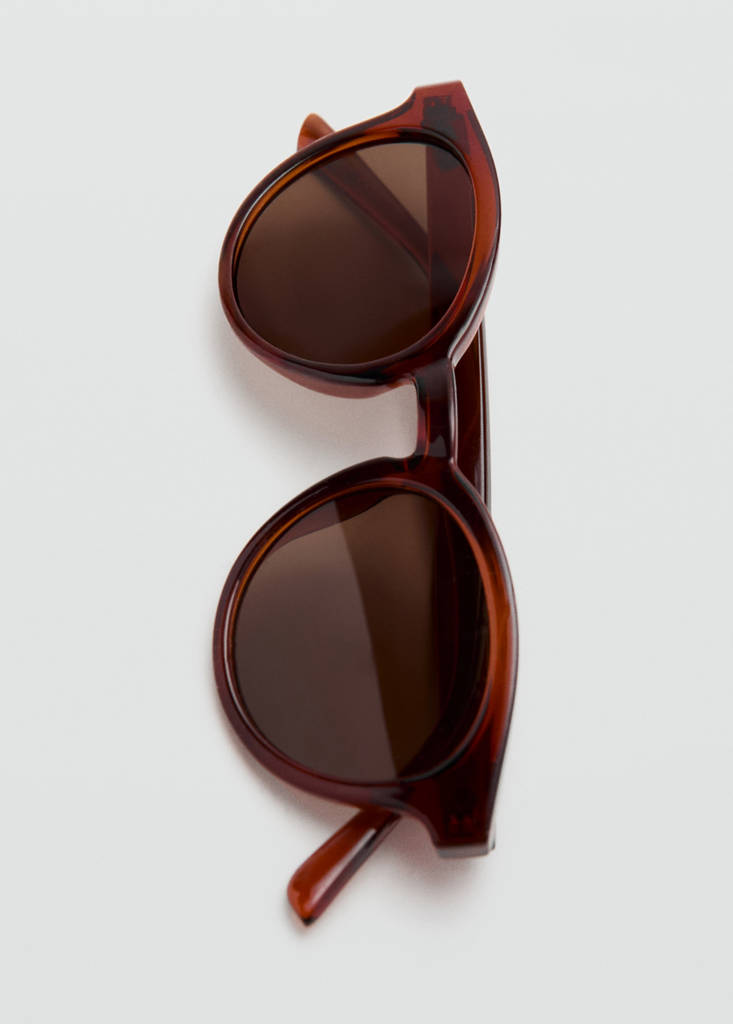 Round-framed sunglasses — Brown