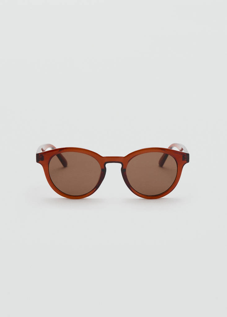 Round-framed sunglasses — Brown
