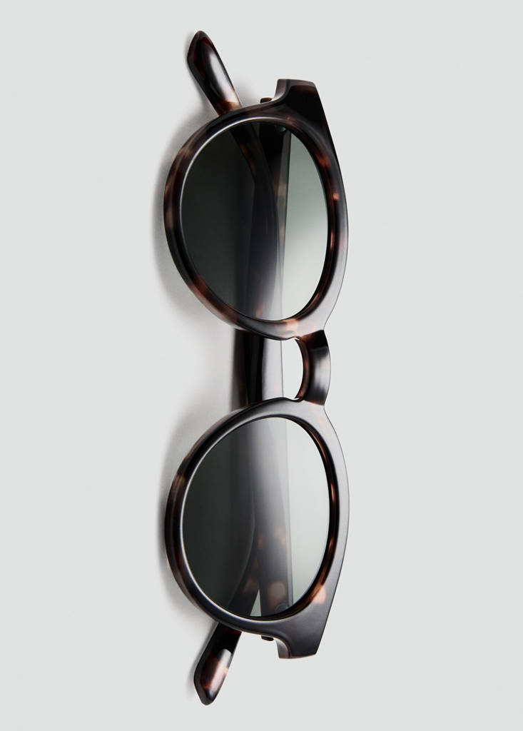 Round-framed sunglasses — Chocolate