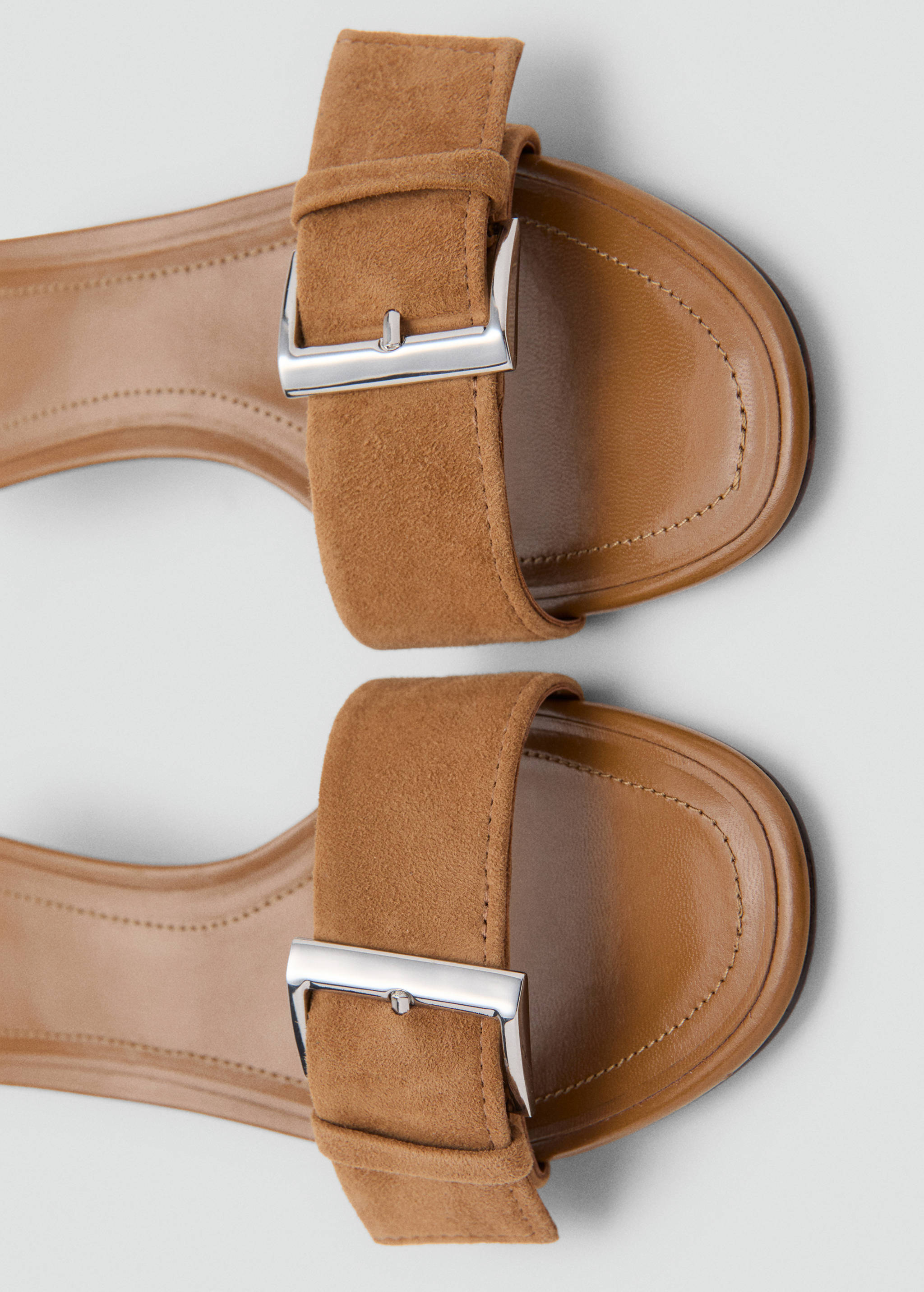 Slingback-heel leather sandals - Details of the article 2