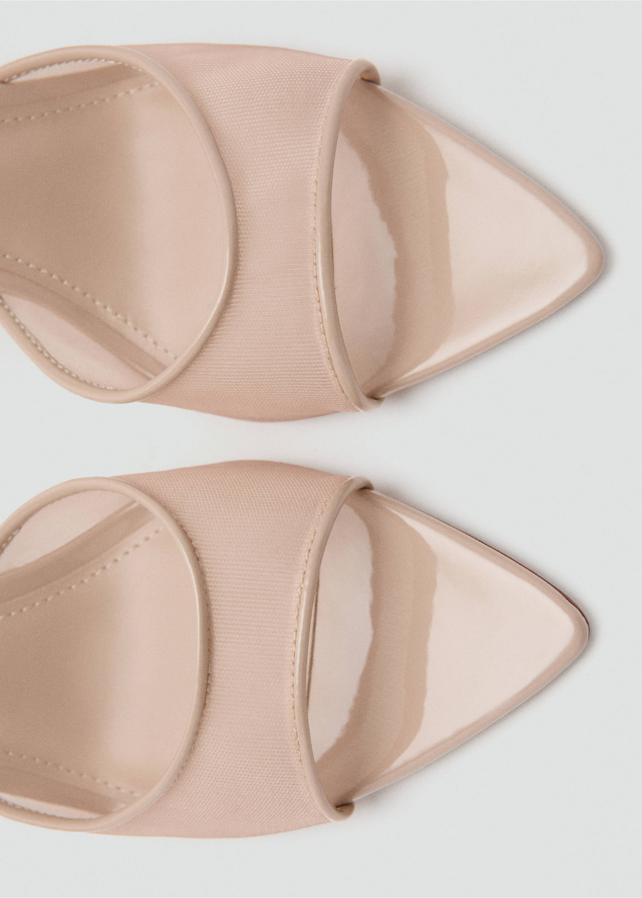 Pointed heel sandals - Details of the article 2, Nude. Ref: 37001347-00.