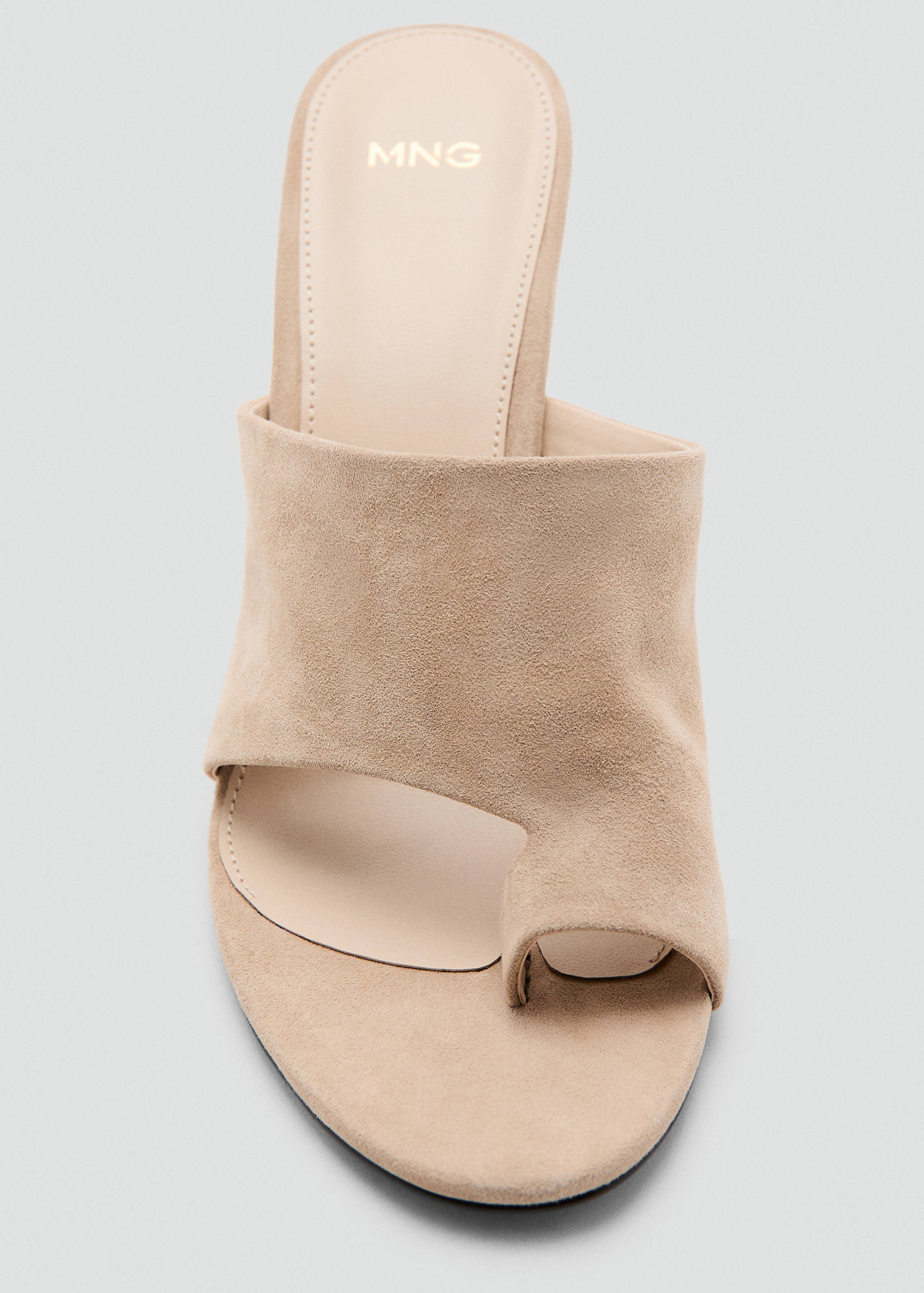 Suede funnel heel sandal - Details of the article 3