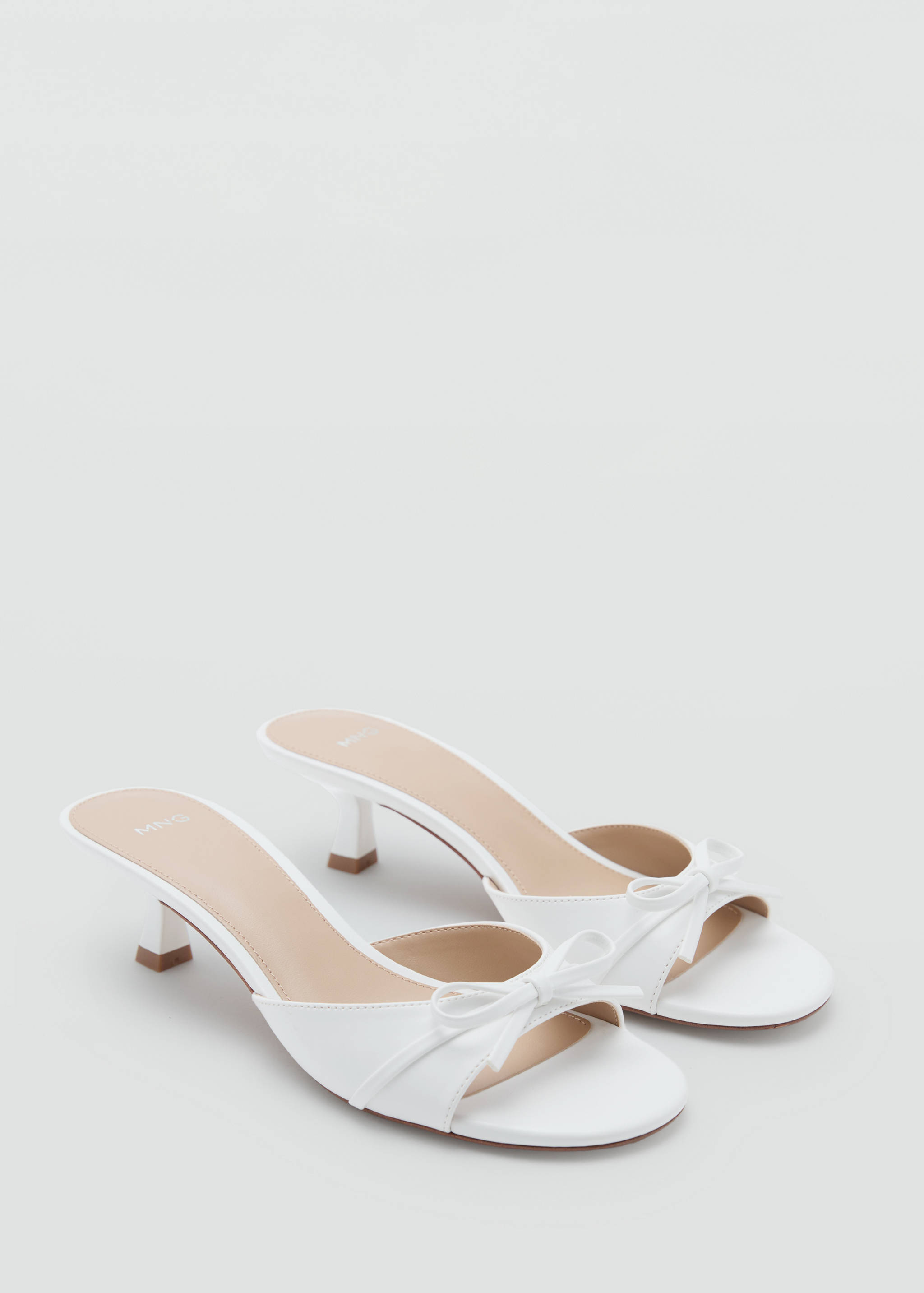 Bow heel sandals - Medium plane