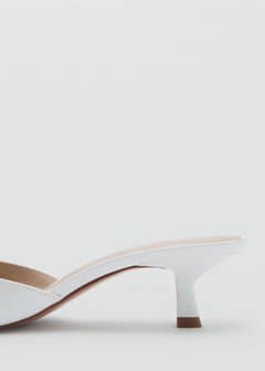 Bow heel sandals — White 3