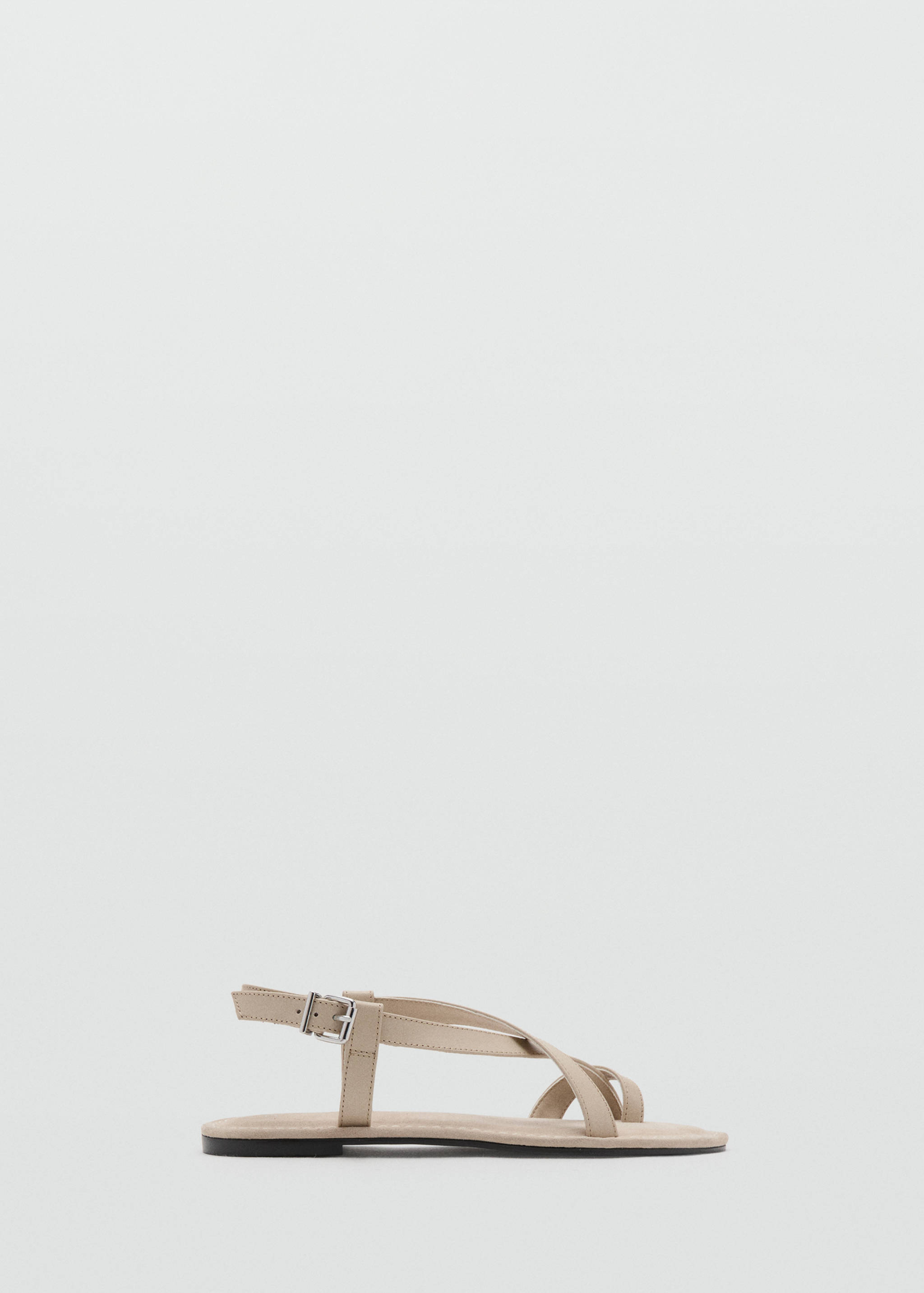Cross-strap leather sandals - Article without model