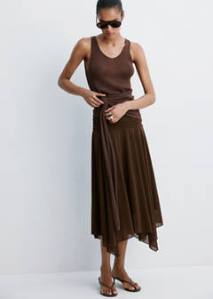 Strappy heeled sandals — Chocolate 1