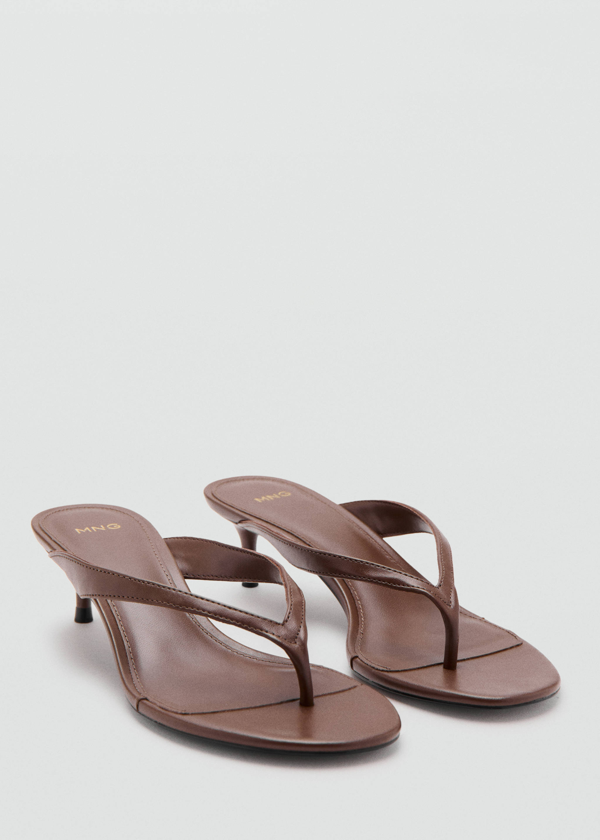 Strappy heeled sandals - Medium plane