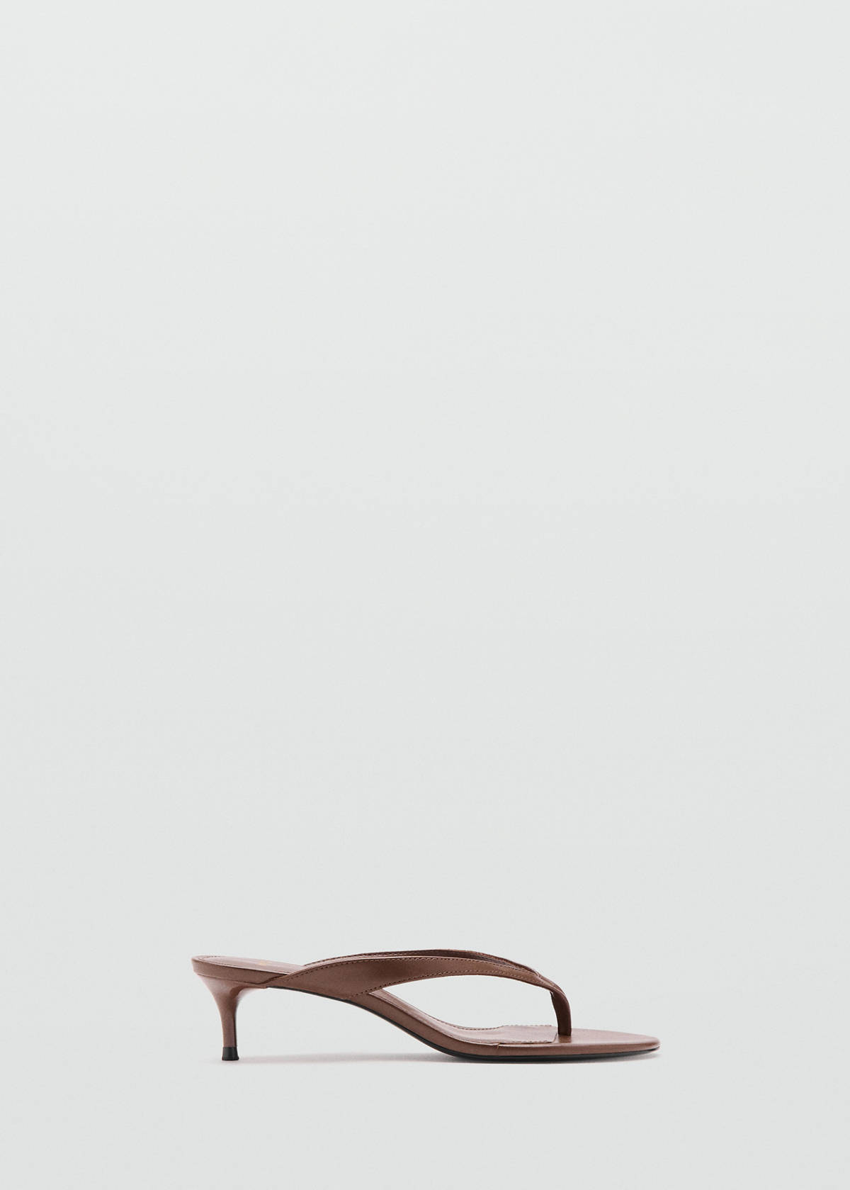 Strappy heeled sandals — Chocolate