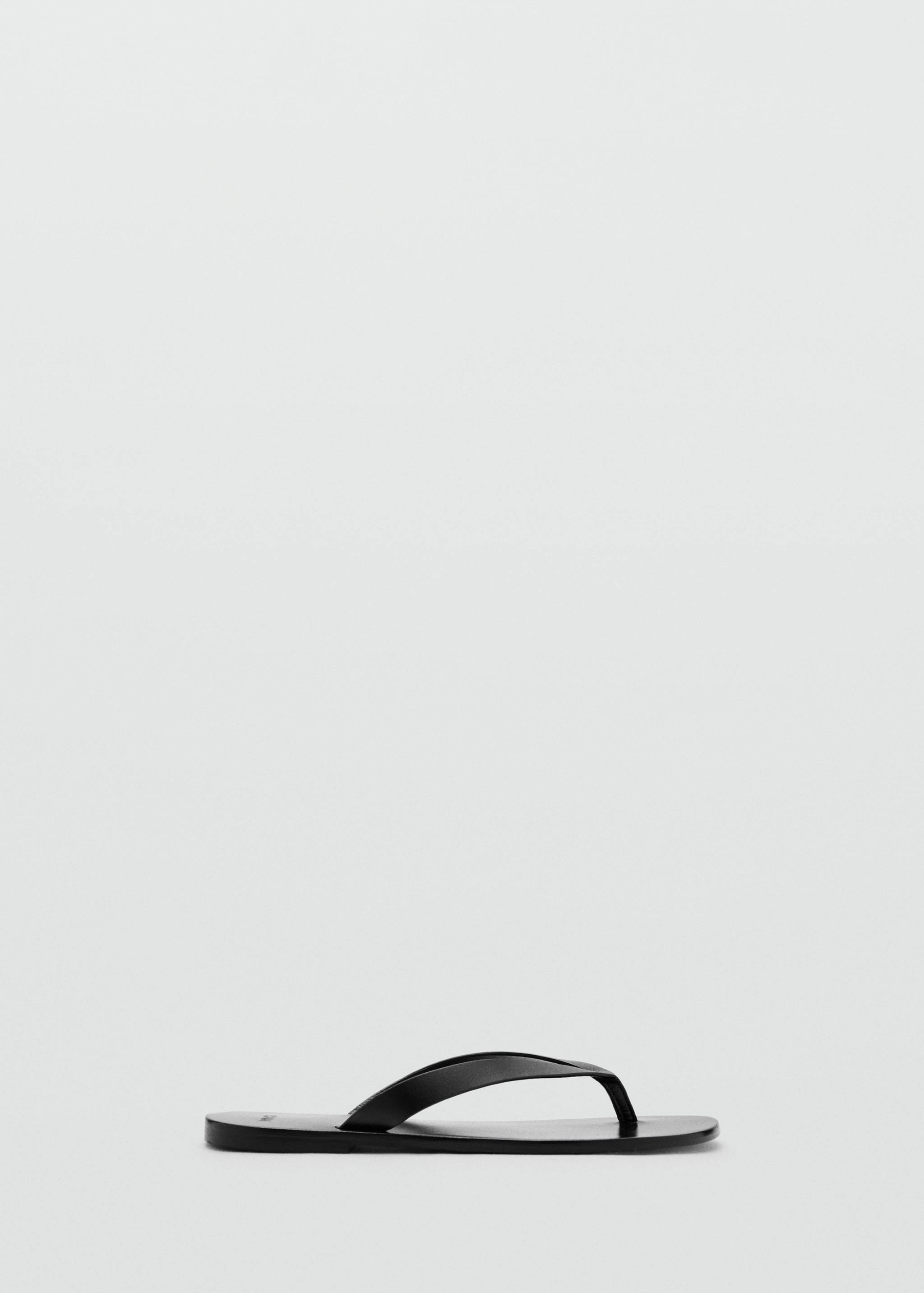 Leather strap sandals - Article without model