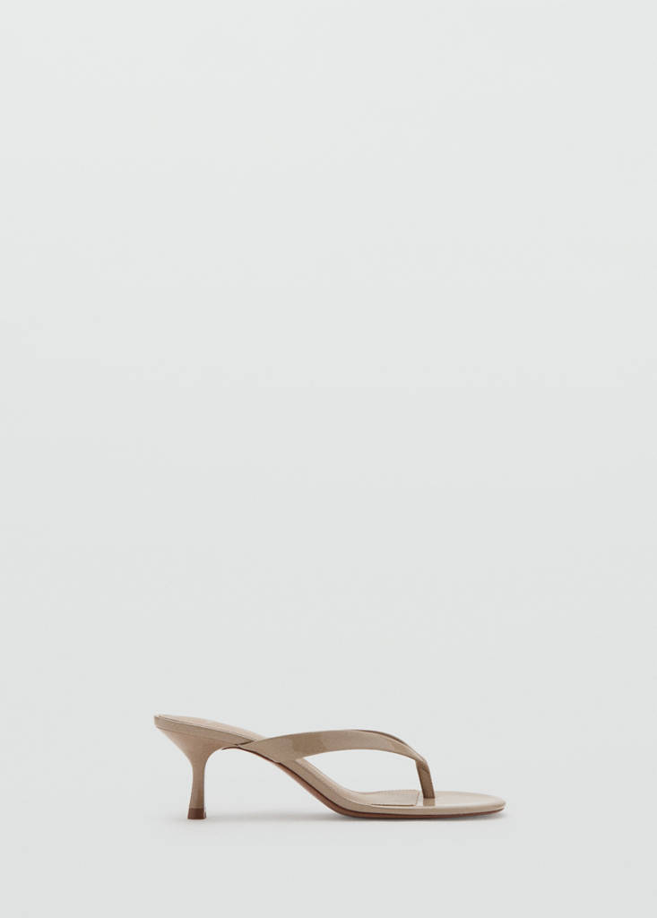 Strappy heeled sandals — Light/Pastel Brown