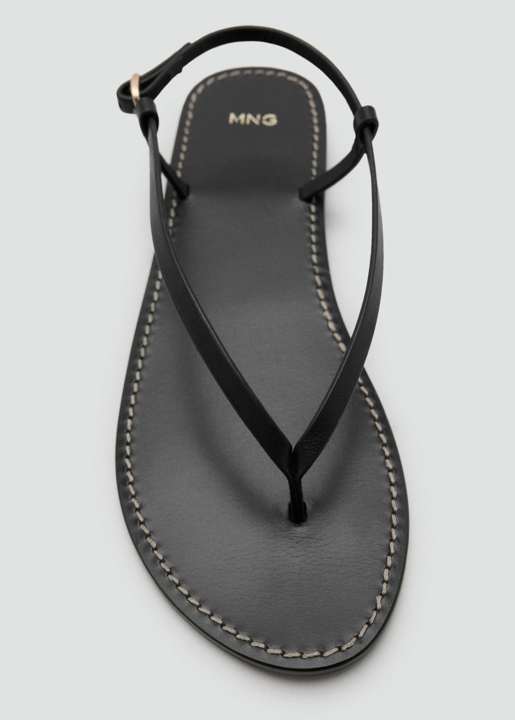 صنادل جلدية بحزام عريض - تفاصيل المنتج 2