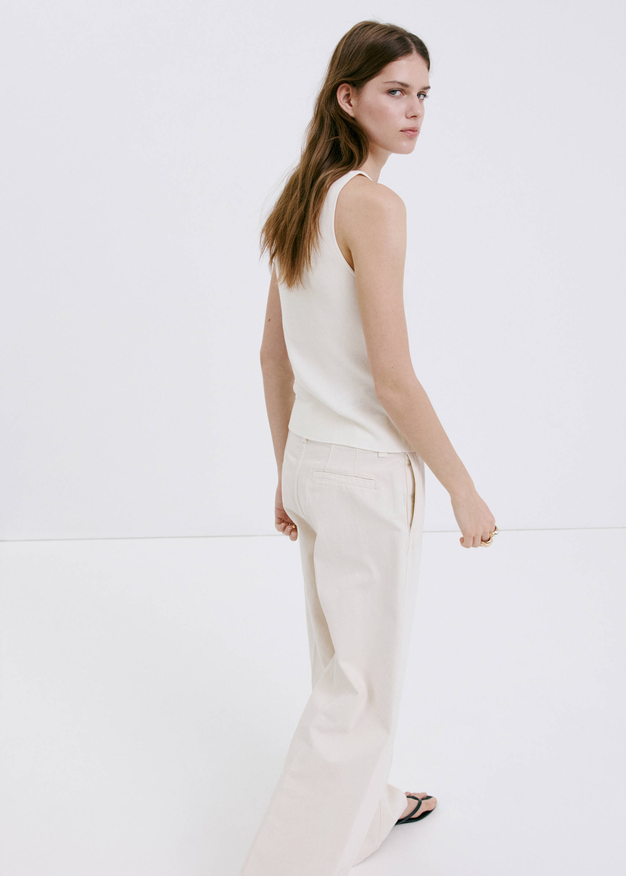 Fine-knit top - Reverse of the article