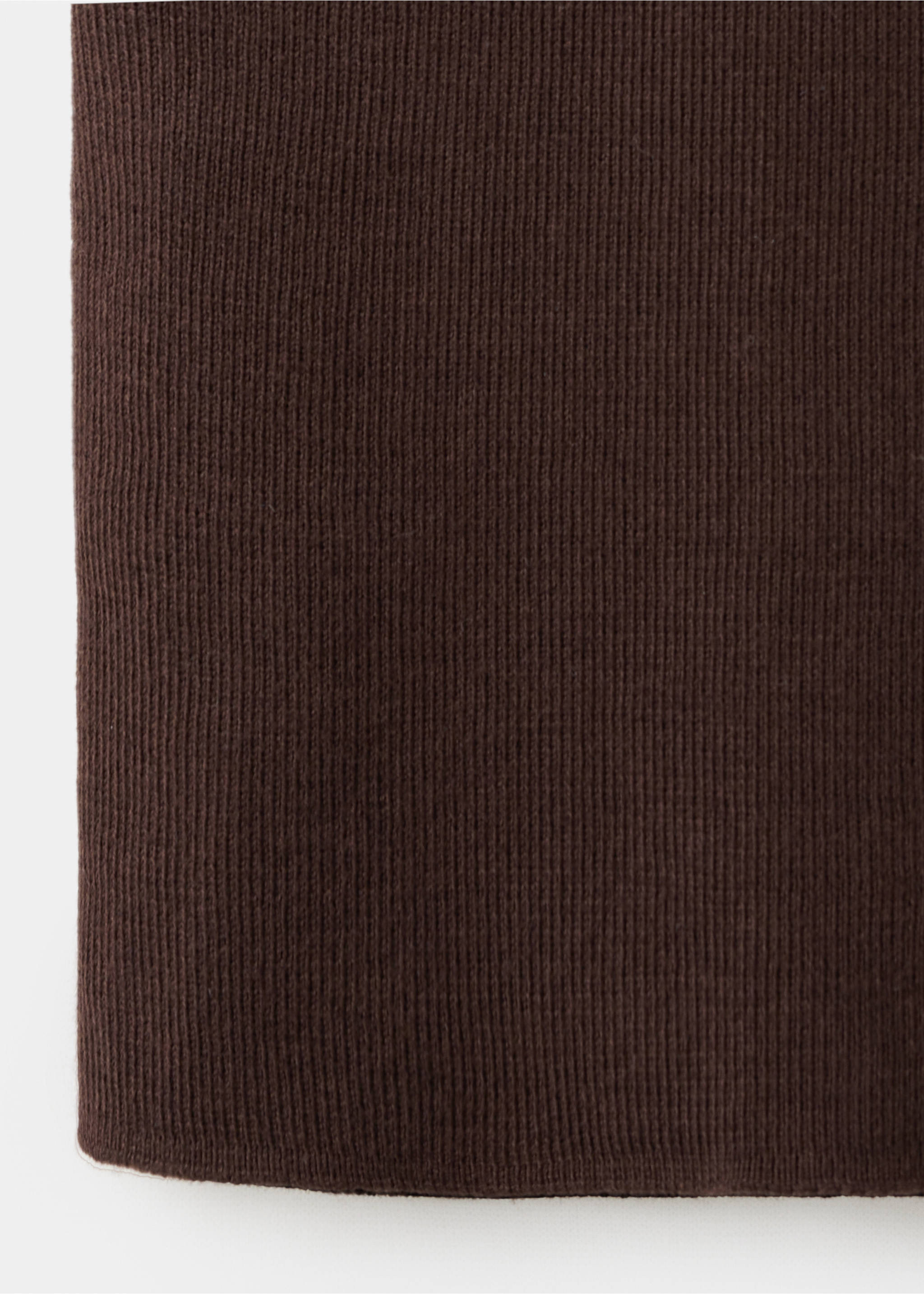 Fine-knit top - Details of the article 0, Ecru. Ref: 37001386-00.
