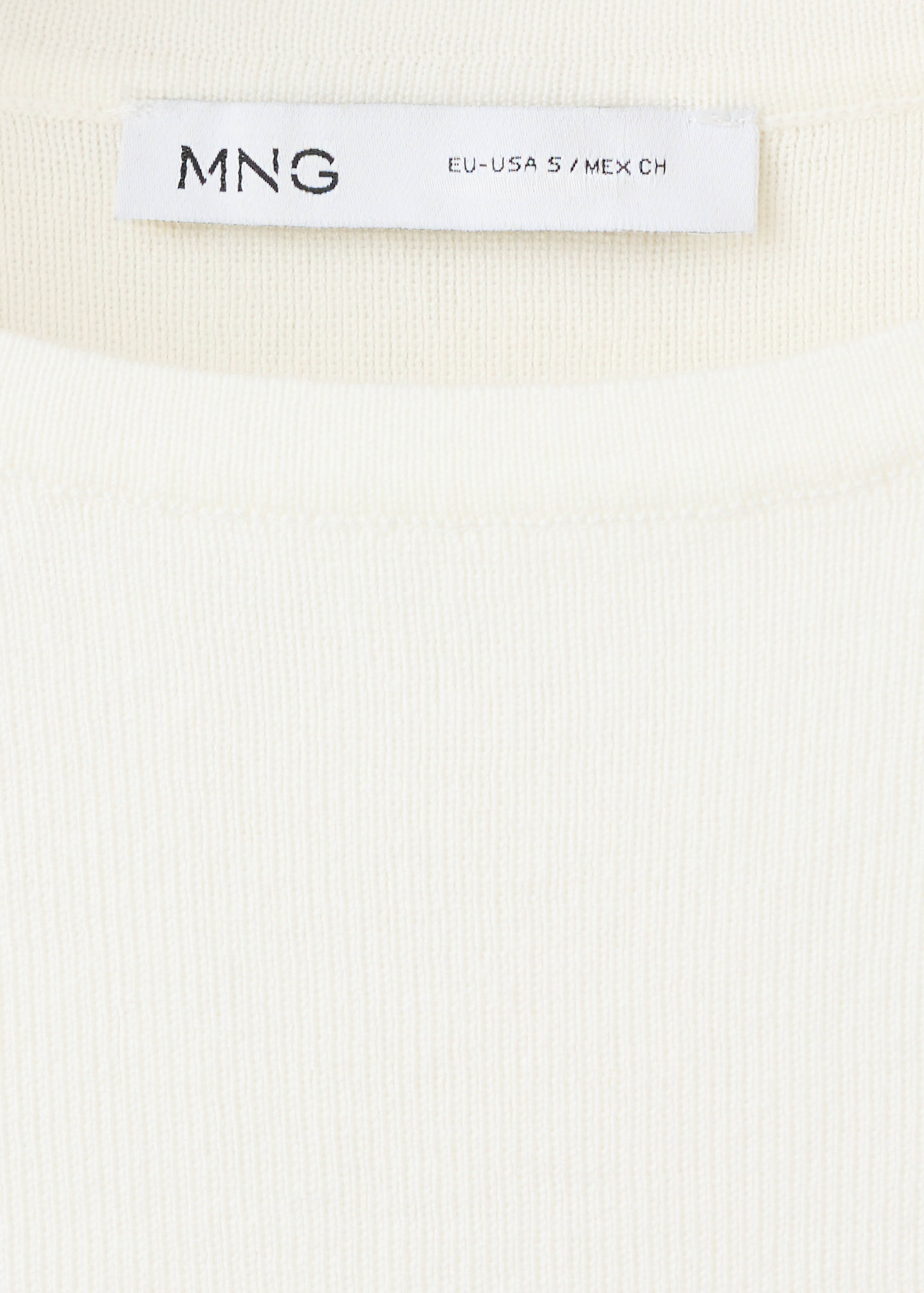 Fine knit boat neck top - Details of the article 8