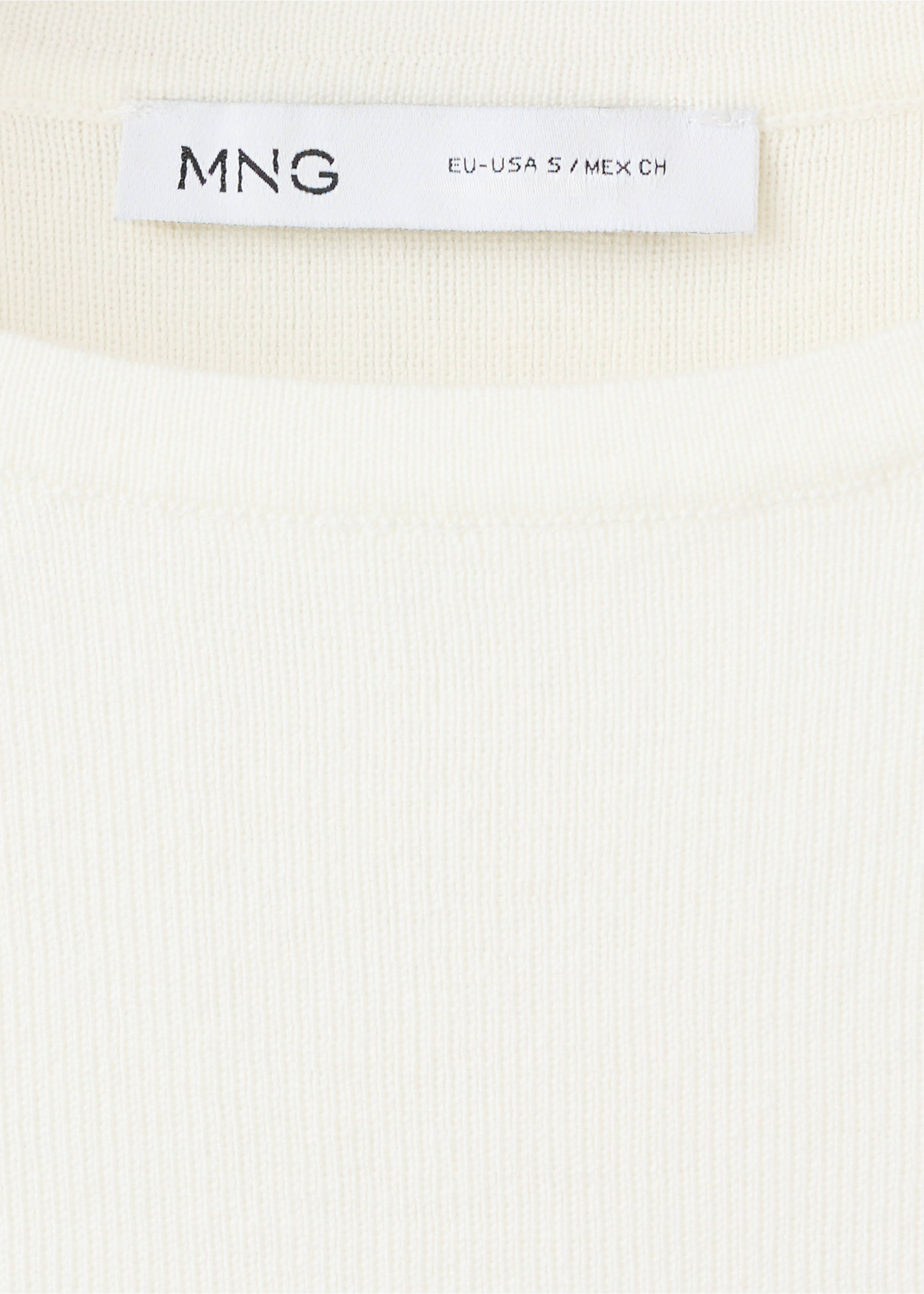 Fine-knit top - Details of the article 8, Brown. Ref: 37001386-00.