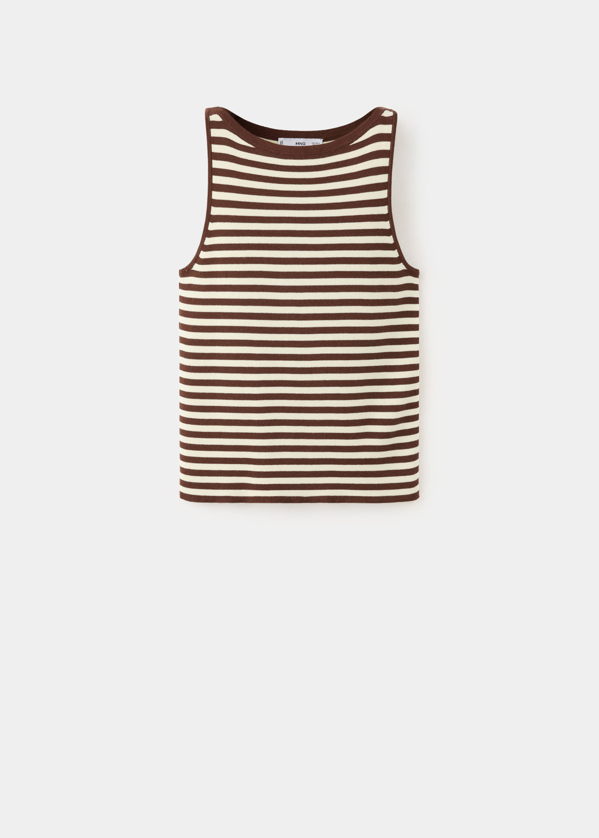 Top punto fino cuello barco - Artículo sin modelo