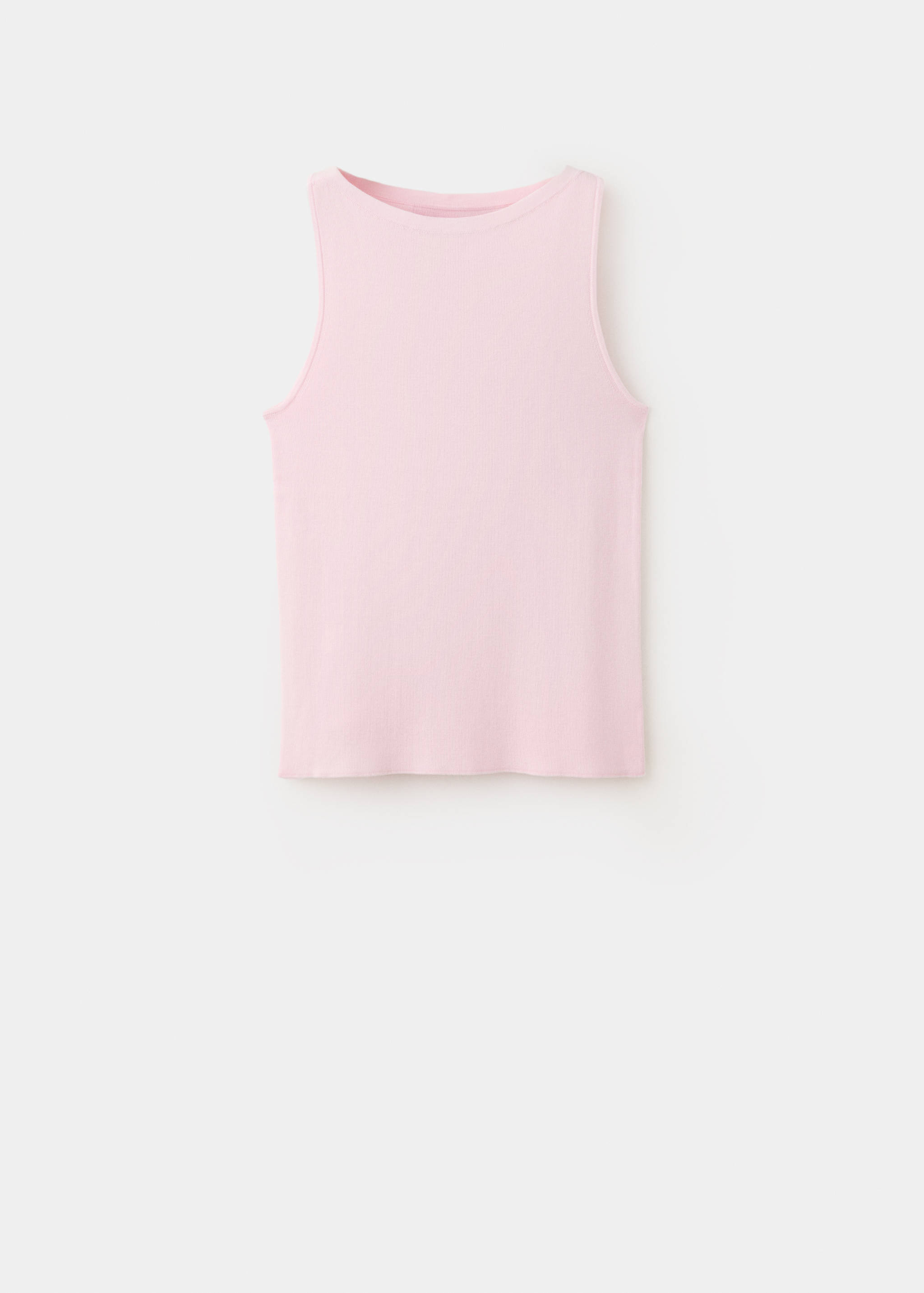 Fine knit boat neck top - Article without model