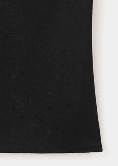 Knit asymmetric top — Black 7