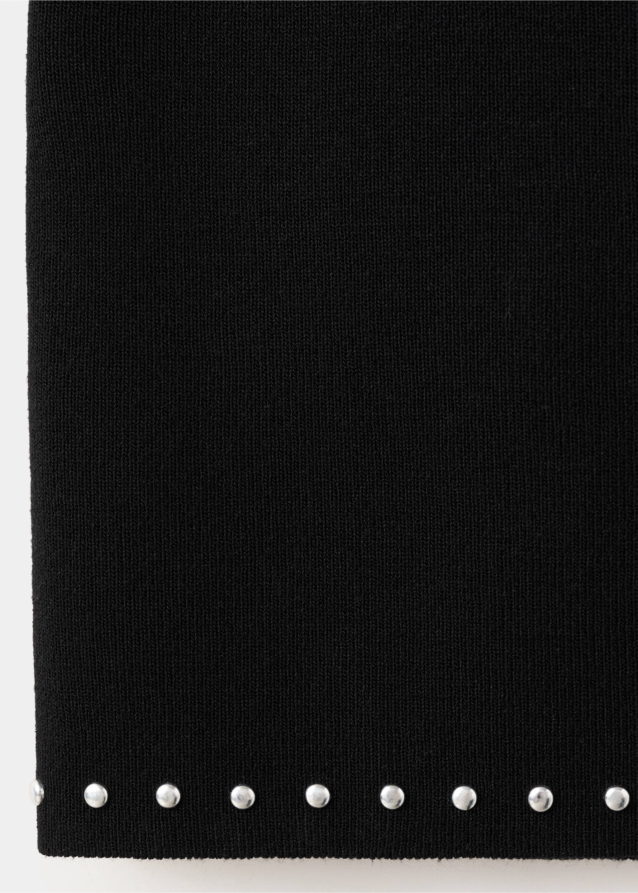 Strappy top with studded detail - Details of the article 0, Black. Ref: 37001391-00.