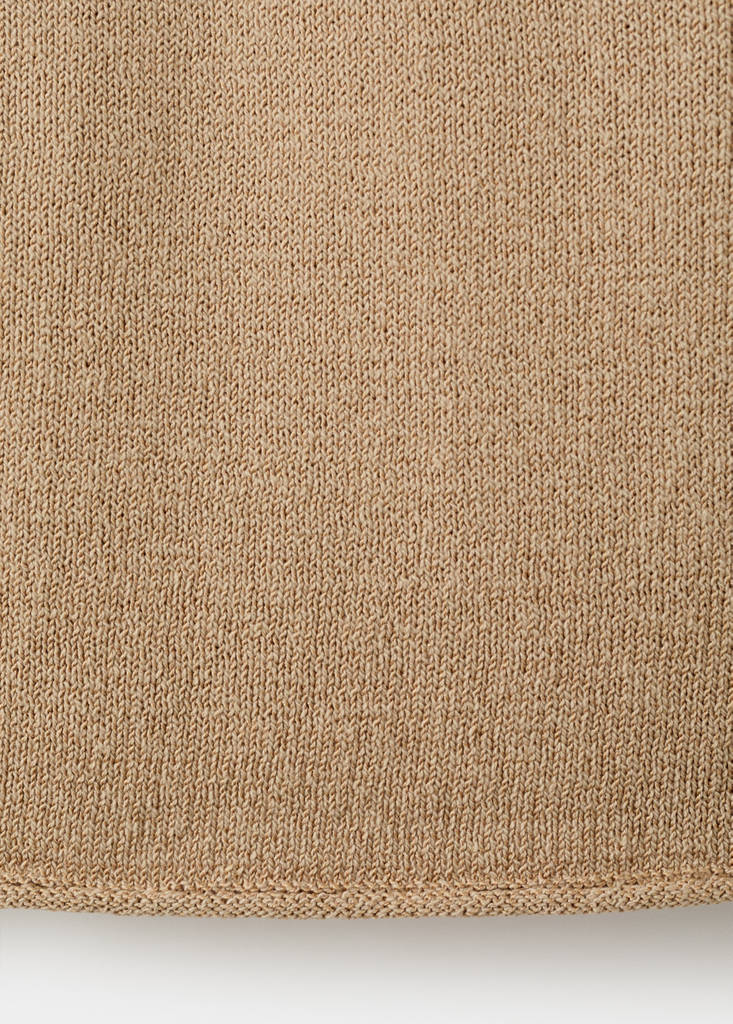 Knit strap top — Sand