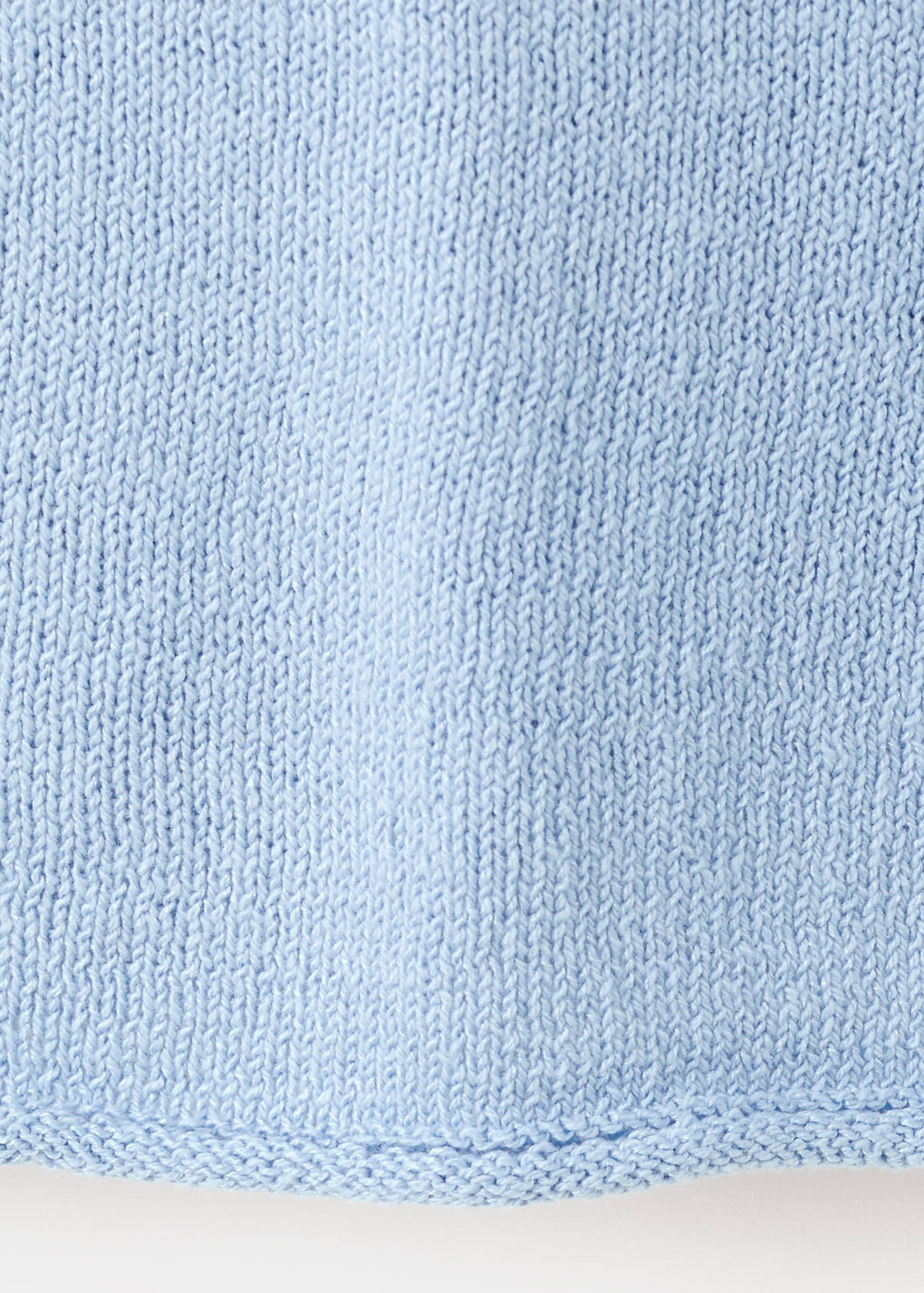 Knit strap top — Sky Blue