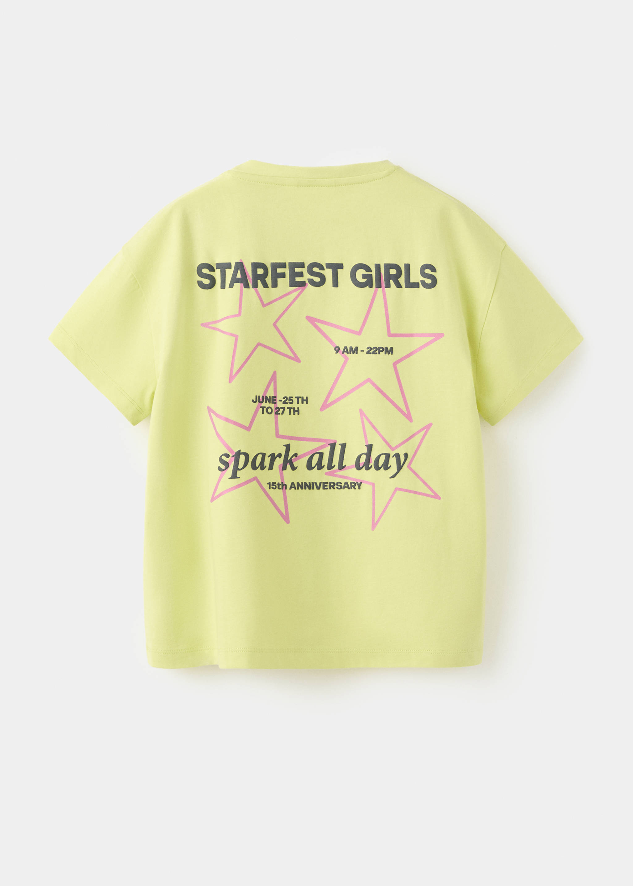 T-shirt en coton imprimé - Verso de l’article