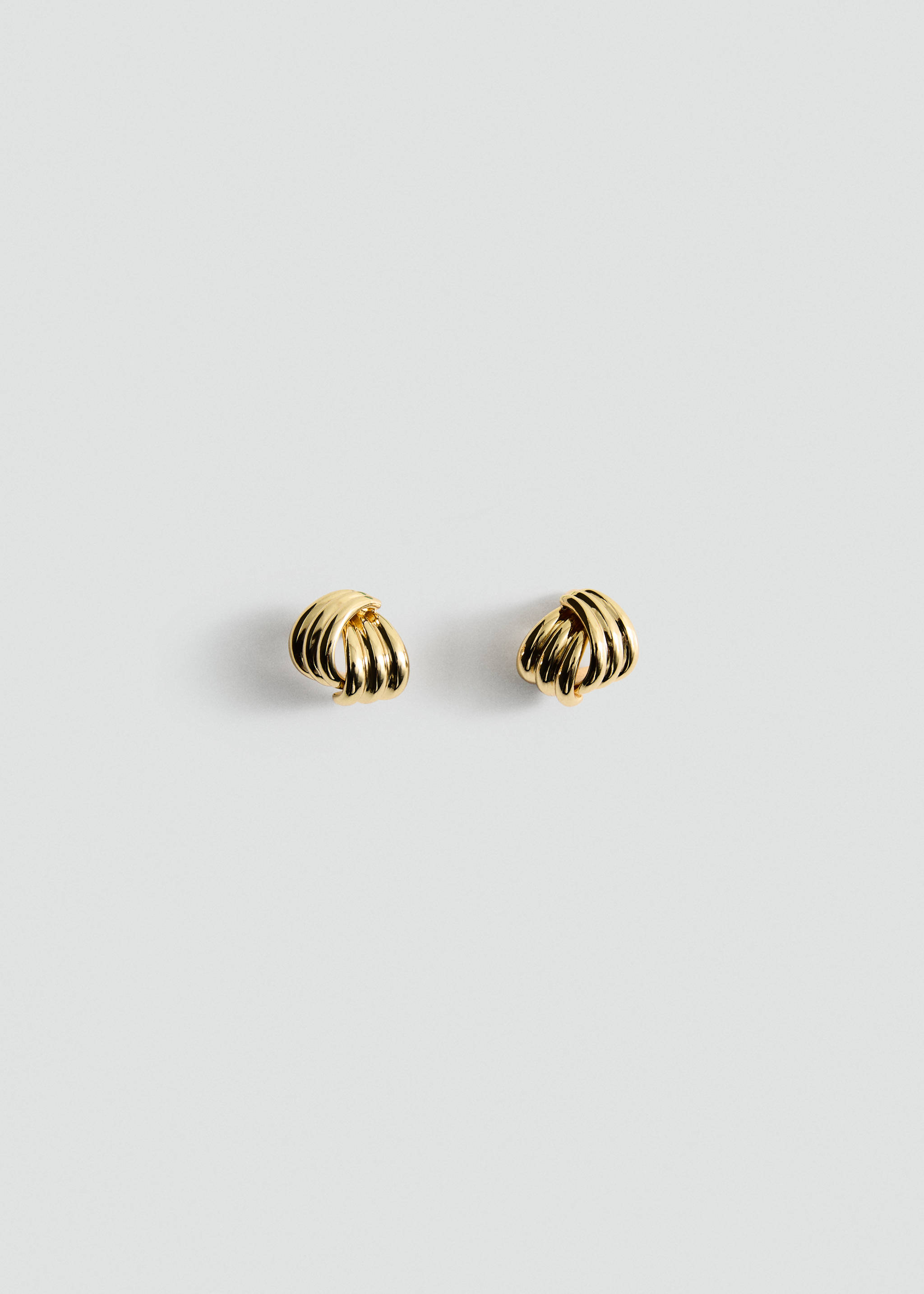Boucles d'oreilles nœud entrelacé - Article sans modèle