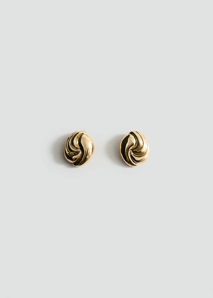 Relief earrings — Gold
