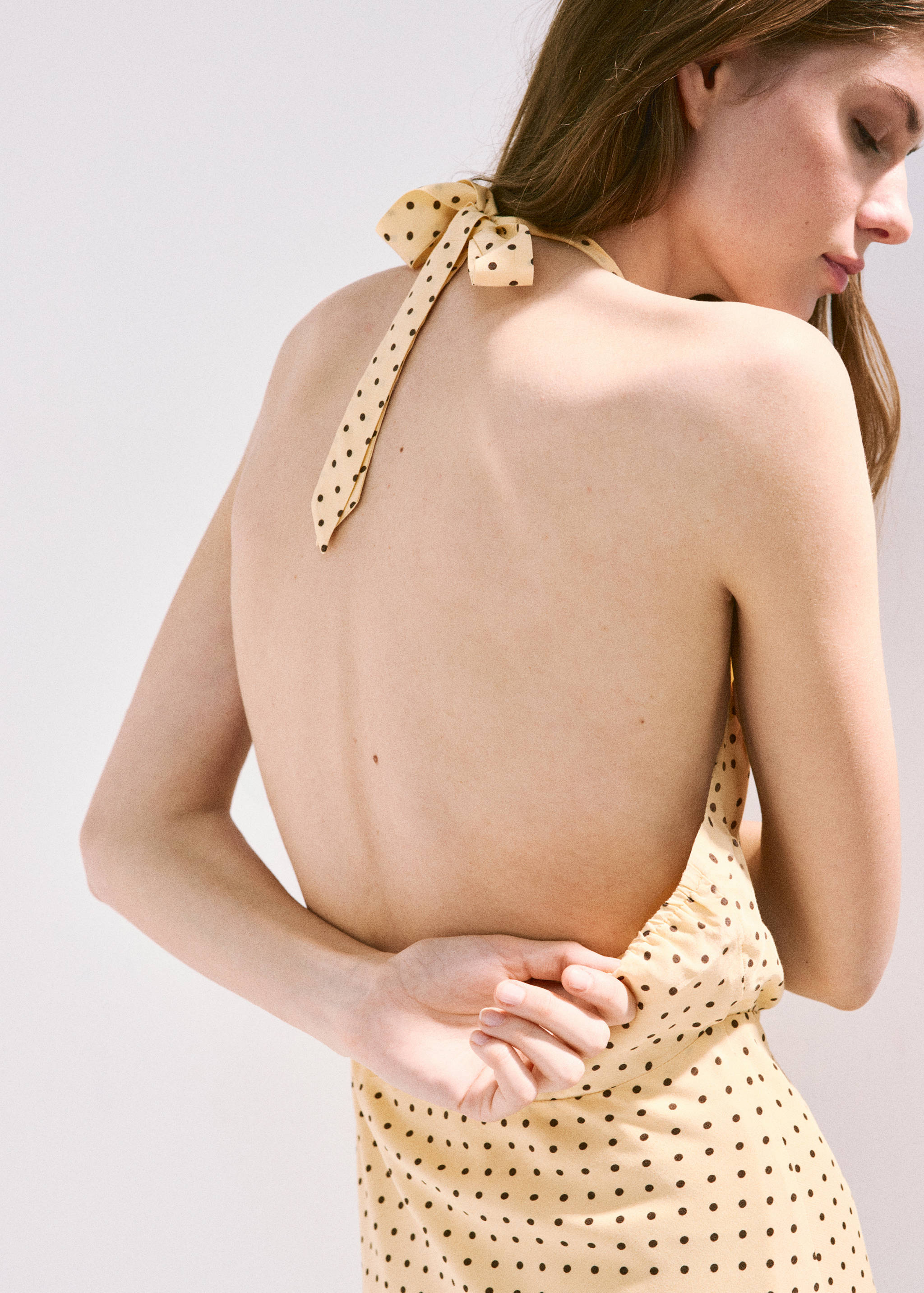 Vestit pics coll drapat - Detall de l'article 3