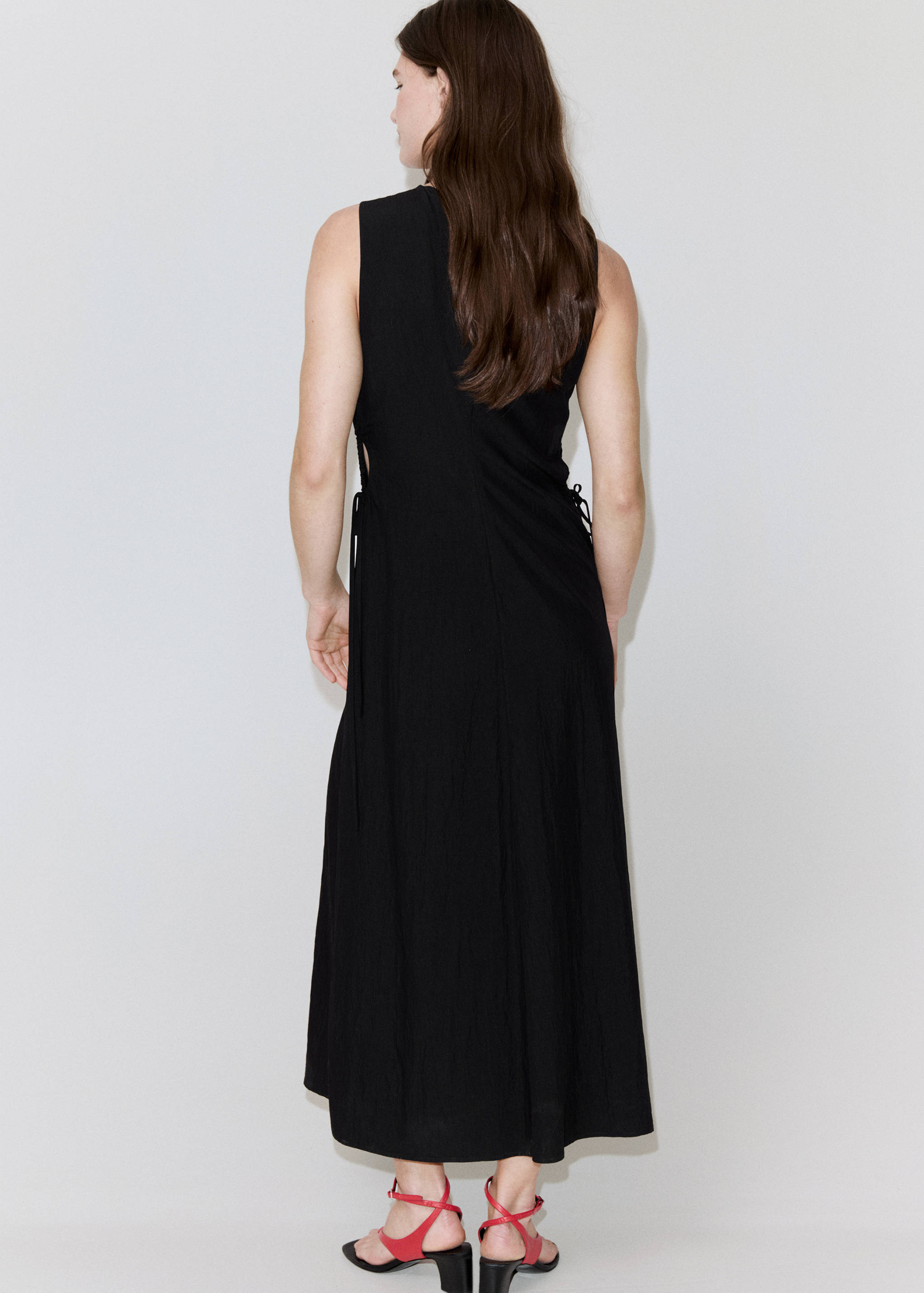 A-line crinkle effect dress - Reverse of the article