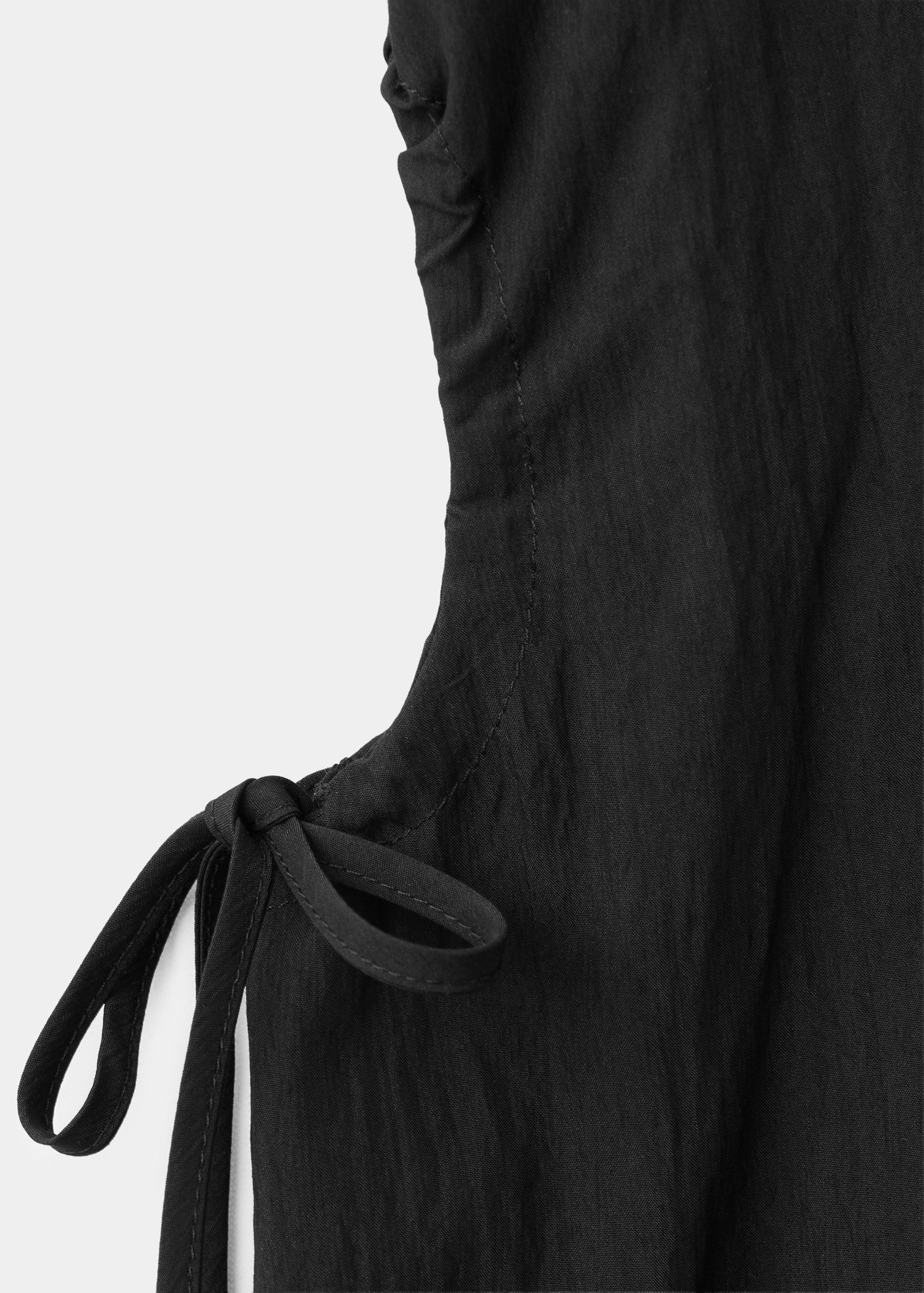 A-line crinkle effect dress - Details of the article 0