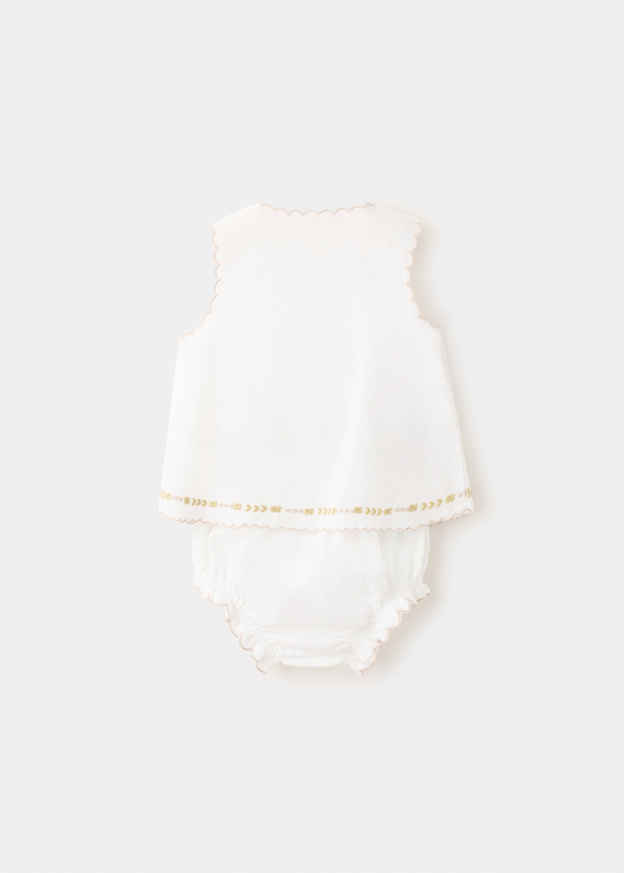 Robe et culotte détails brodés - Verso de l’article