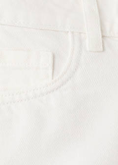 Low-waist mini shorts — White 6