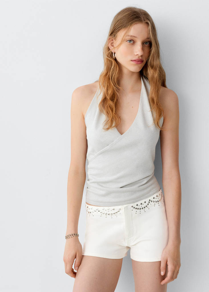 Studded mini shorts — Off White