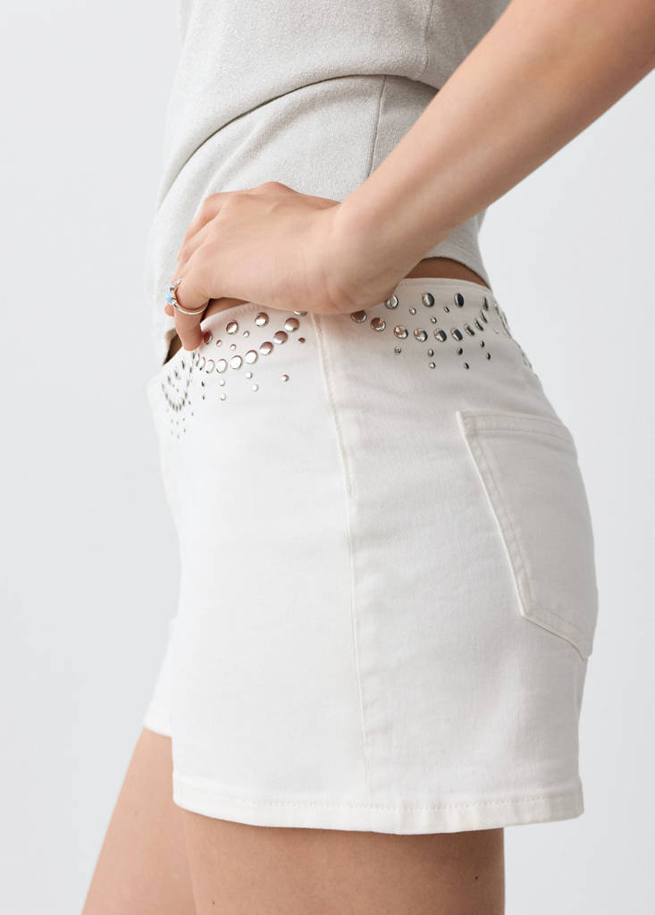 Studded mini shorts — Off White
