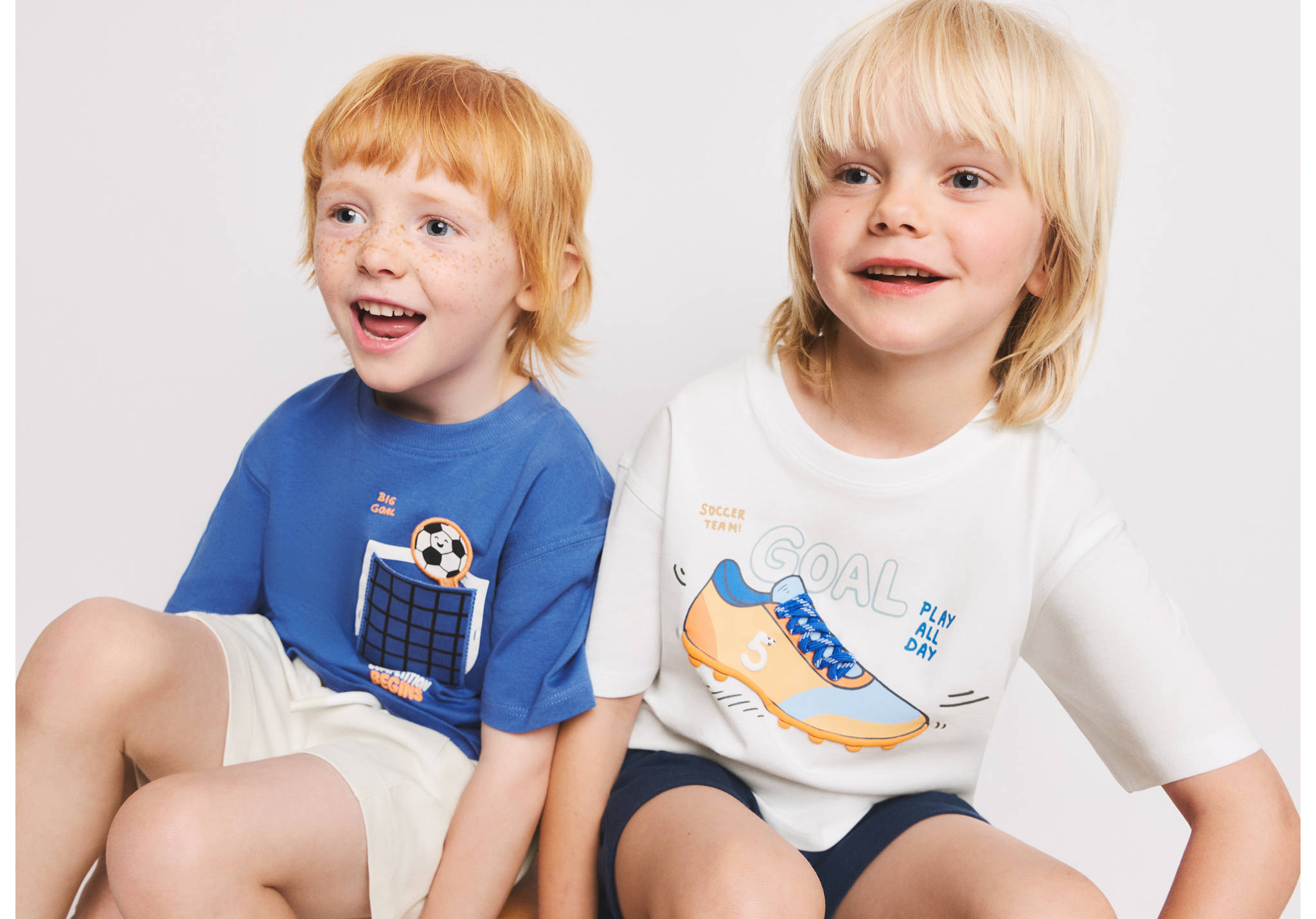 T-shirt en coton imprimé - Plan panoramique