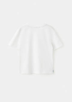 Printed cotton-blend t-shirt — White 5