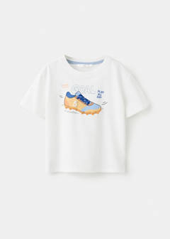 Printed cotton-blend t-shirt — White 2