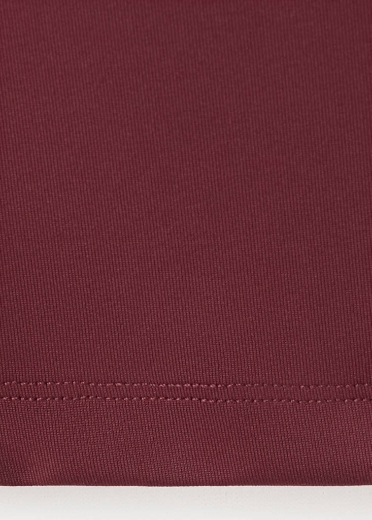Square-neck strappy top — Burgundy