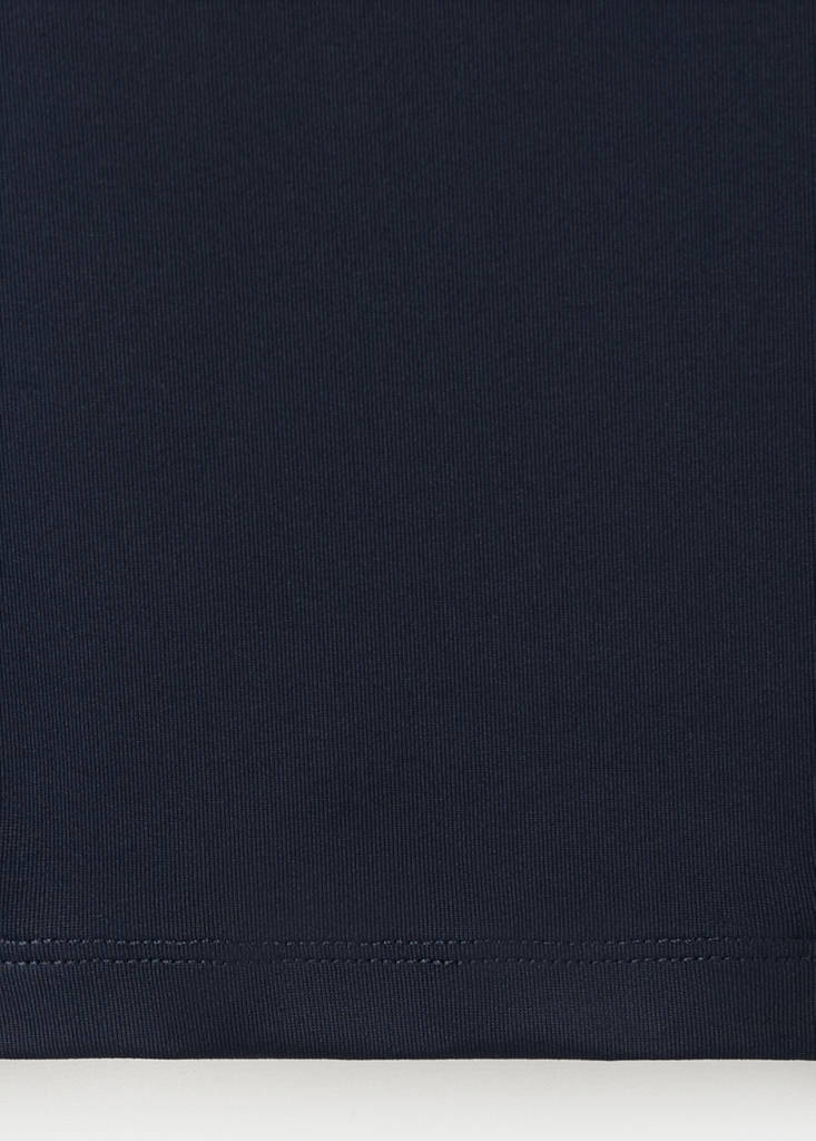Square-neck strappy top — Navy