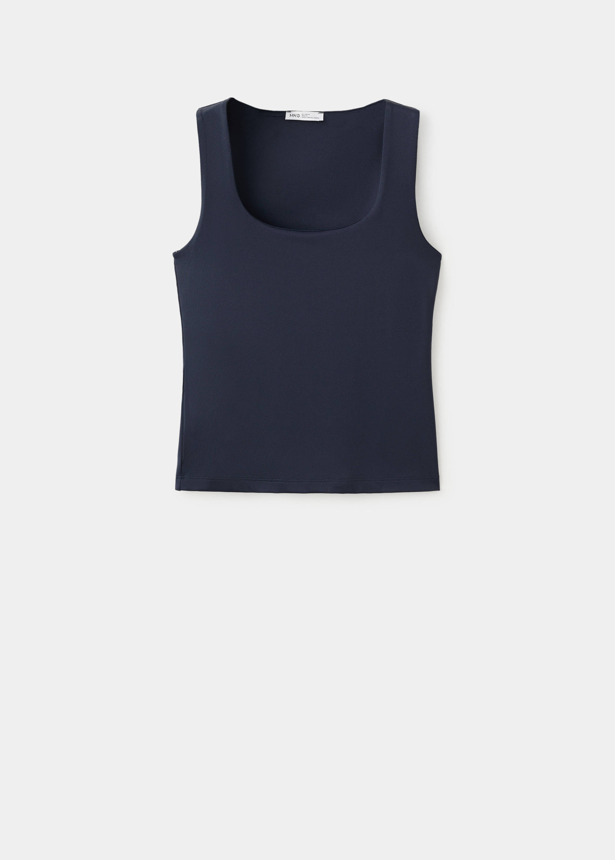 Square-neck strappy top - Article without model