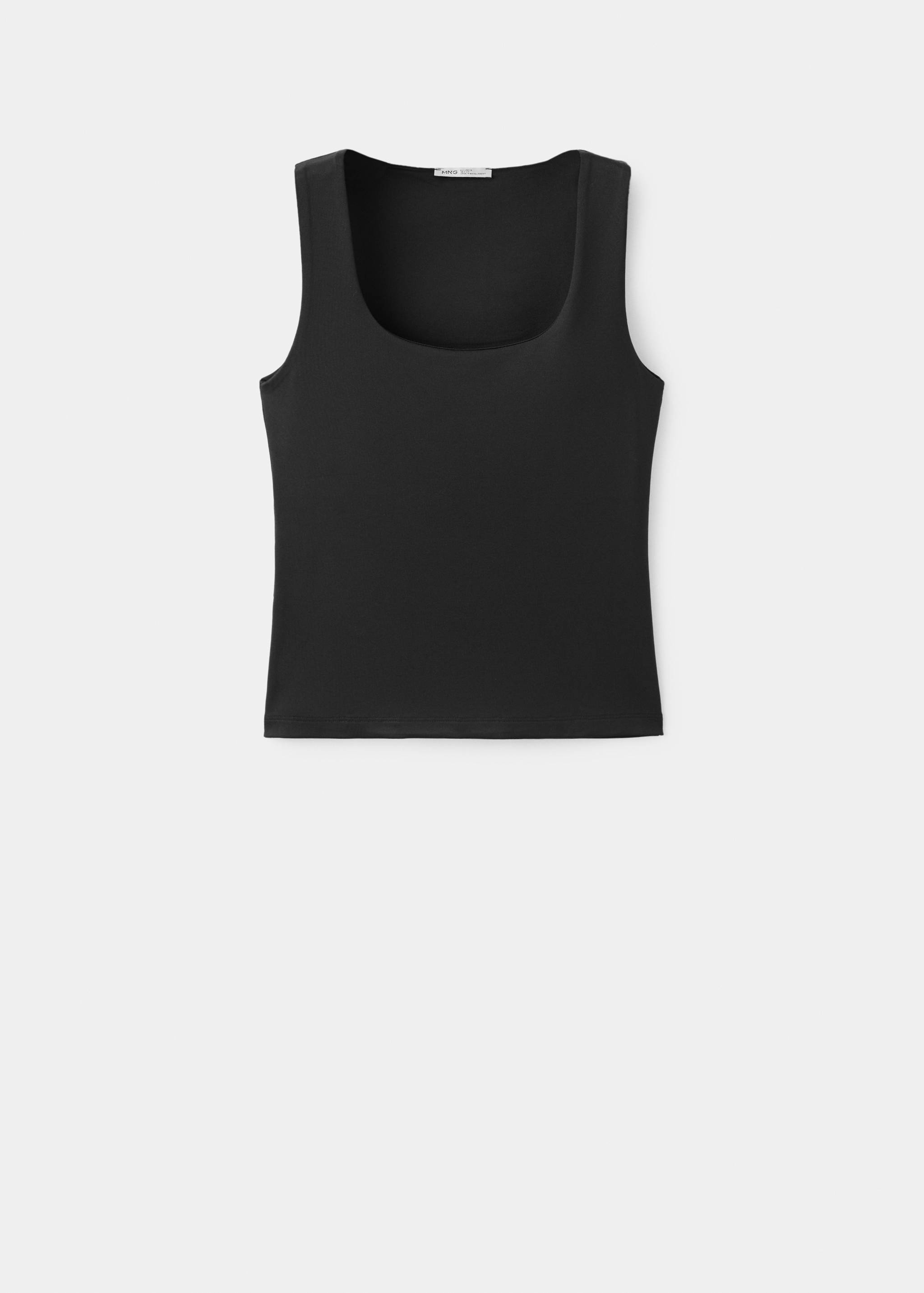 Square-neck strappy top - Article without model