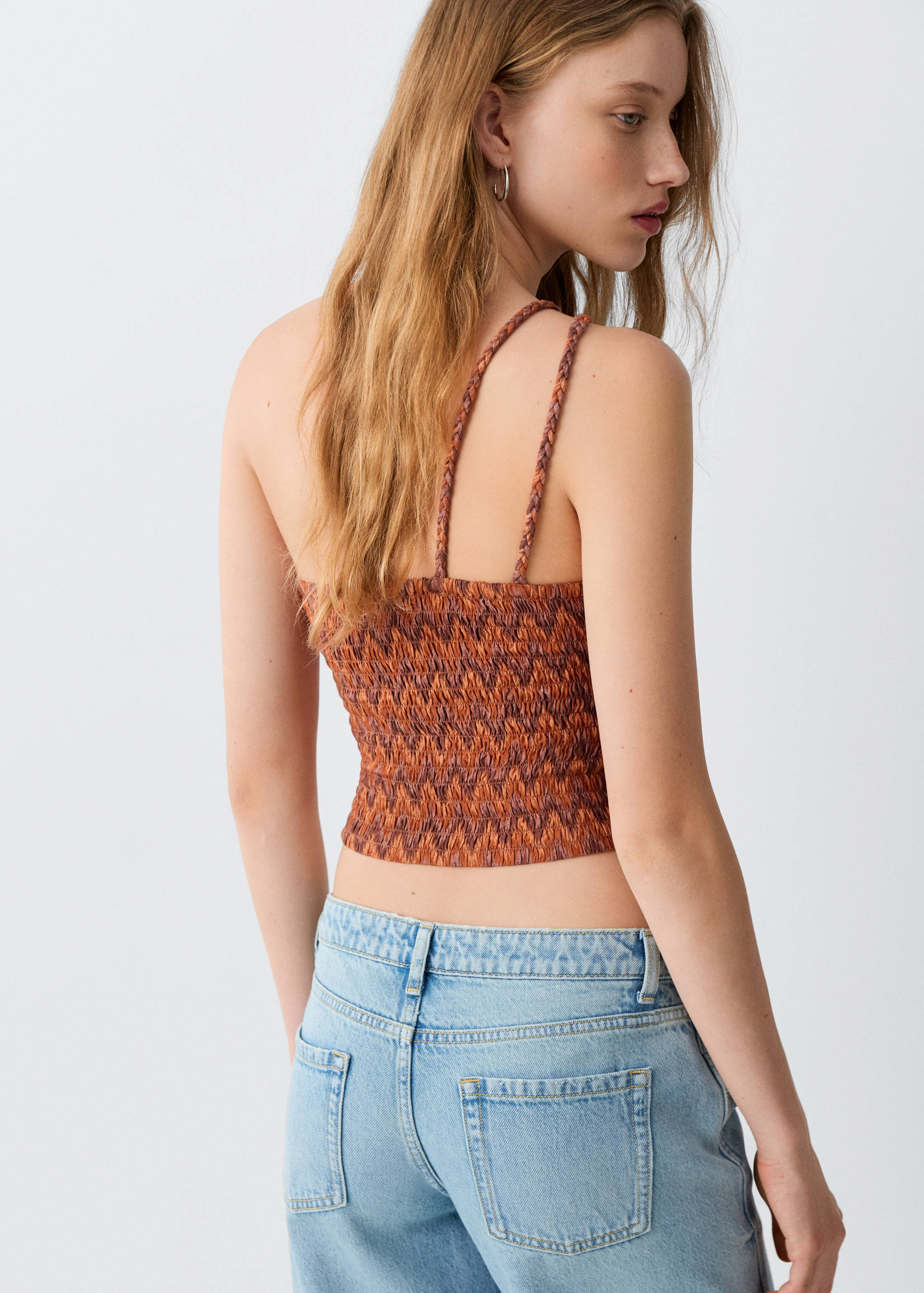 Top asimètric estampat - Revers de l'article