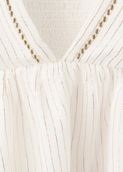 Top with embroidered details — Off White 4