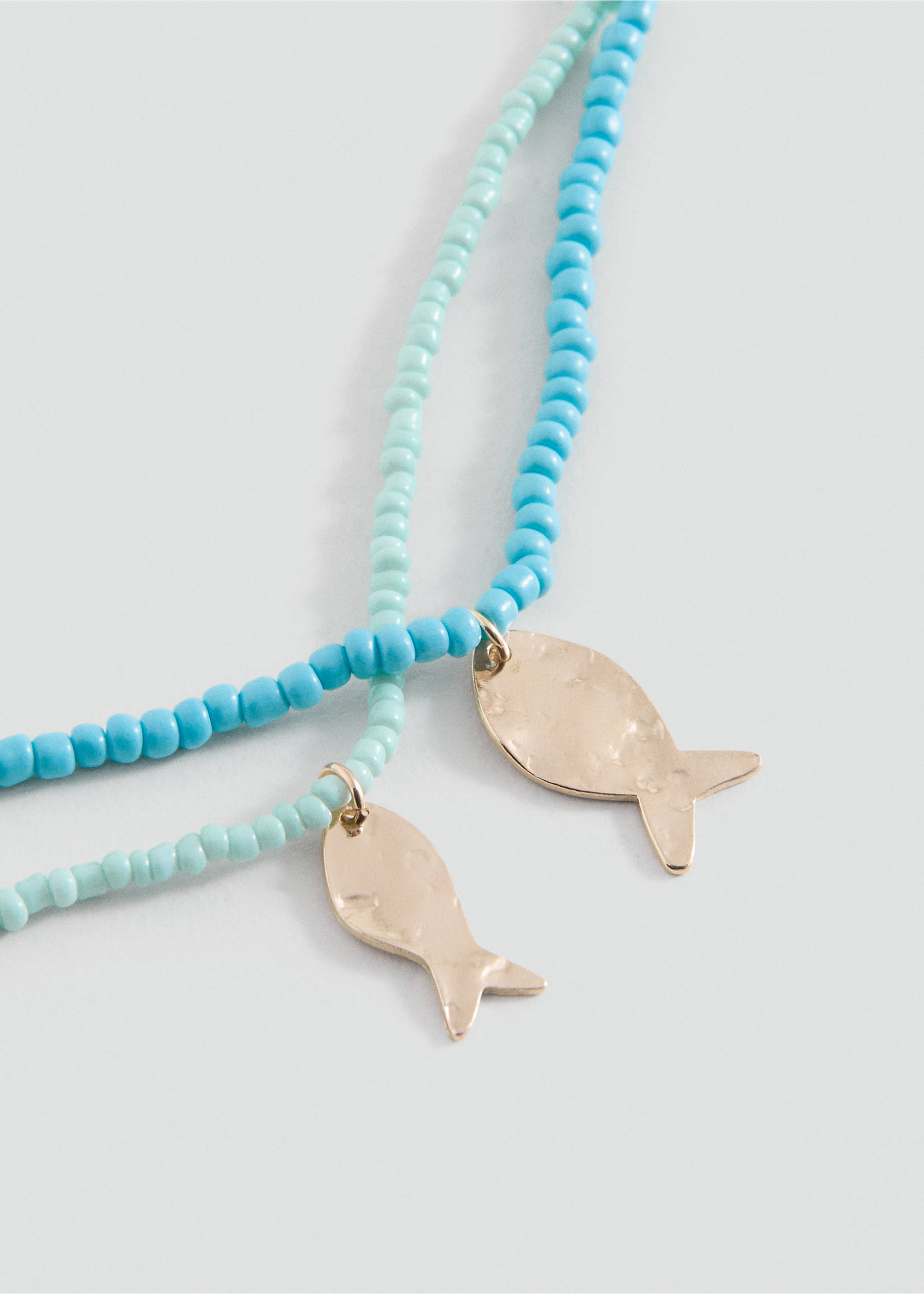 Collier peixet - Plan moyen, Bleu. Ref: 37001428-00.