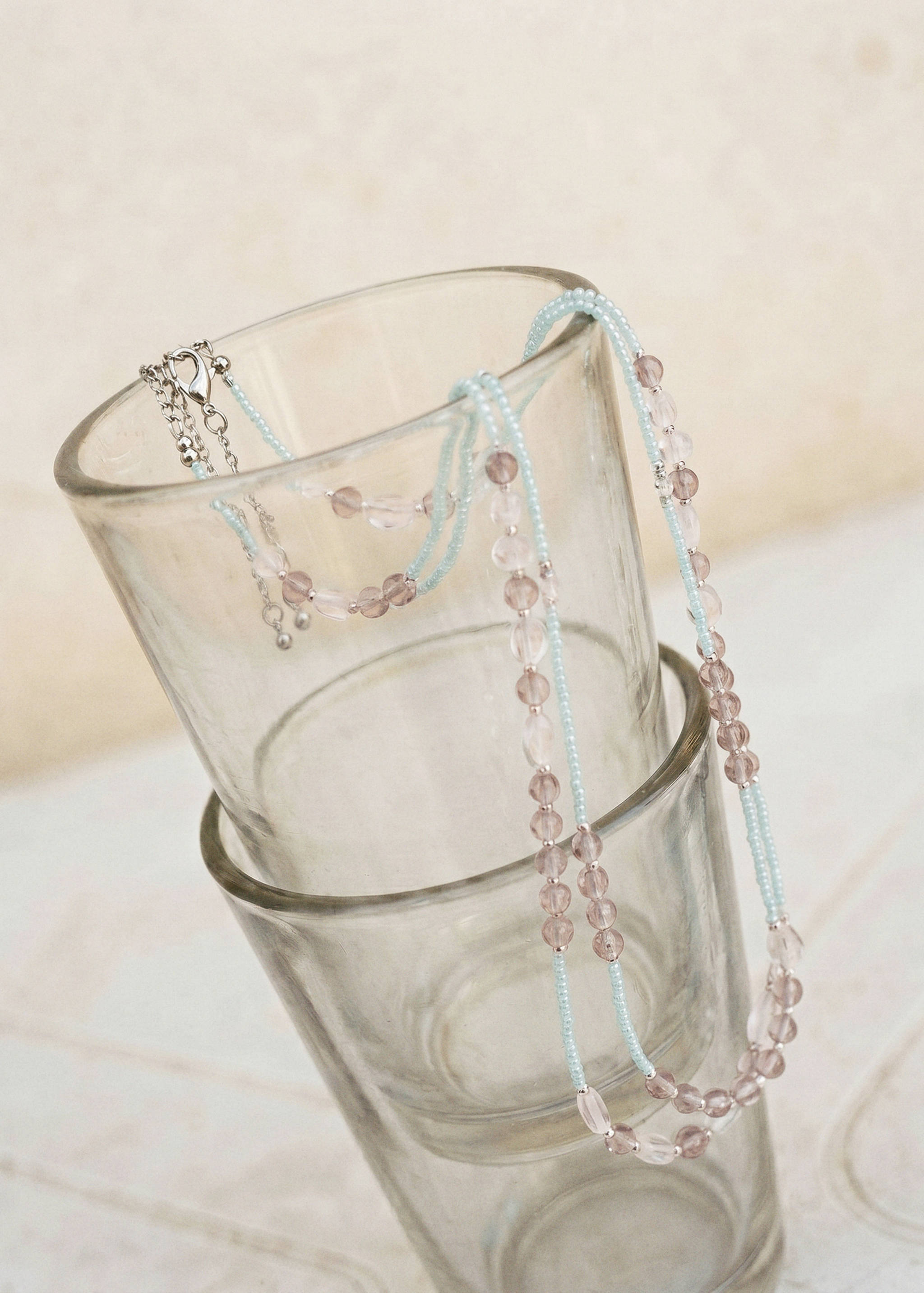 Double beaded necklace - Details of the article 9